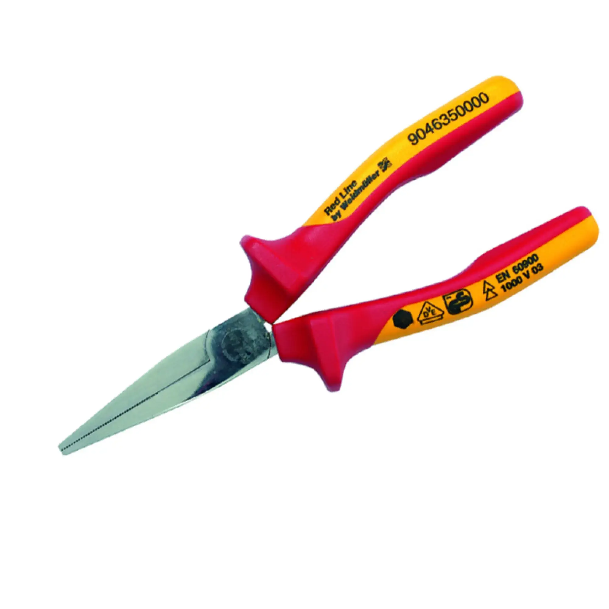 Weidmüller 9046350000 Flat-nose pliers, 160 mm, Protective insulation, 1000 V: Yes (img_001)