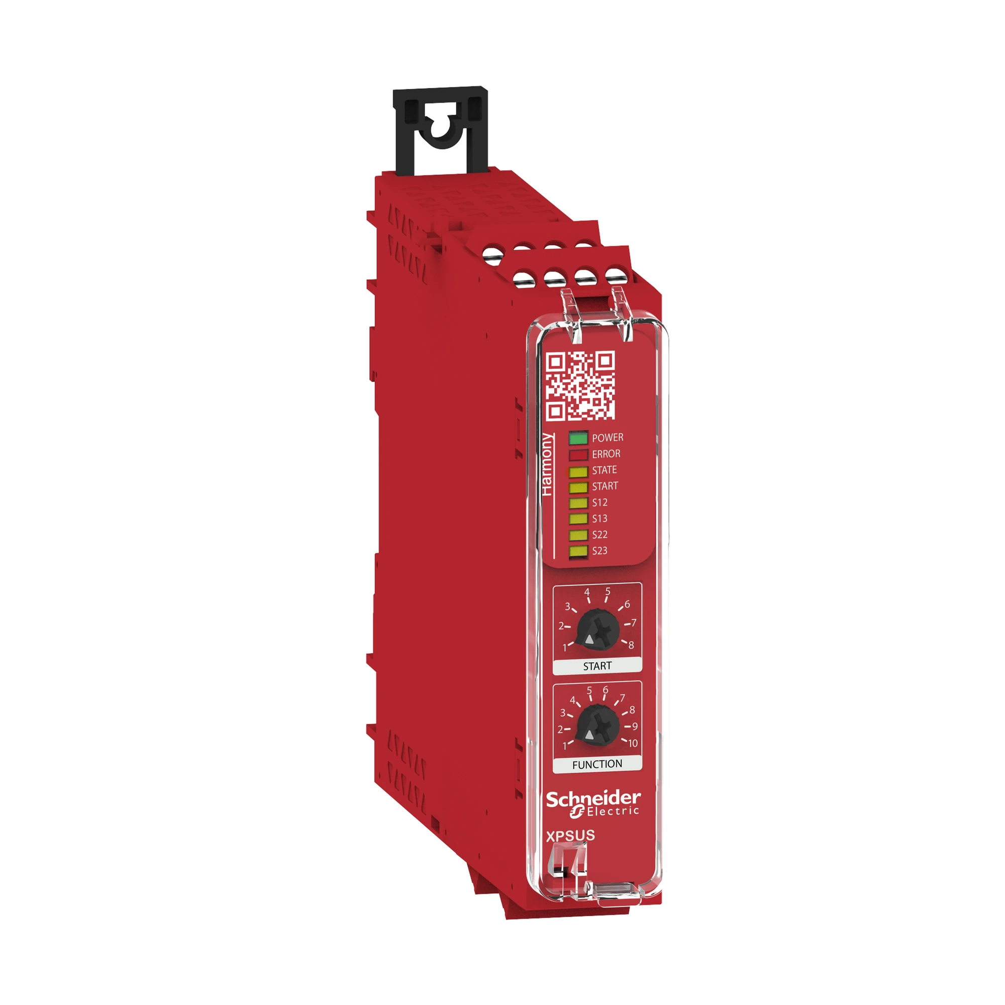 Schneider Electric XPSUS12AP Safety relay, Harmony XPSU, 10 functions, 2 circuits, PLe/Cat4/SIL3, 2S, Diagnostic, 24VAC/DC, Screw (img_001)