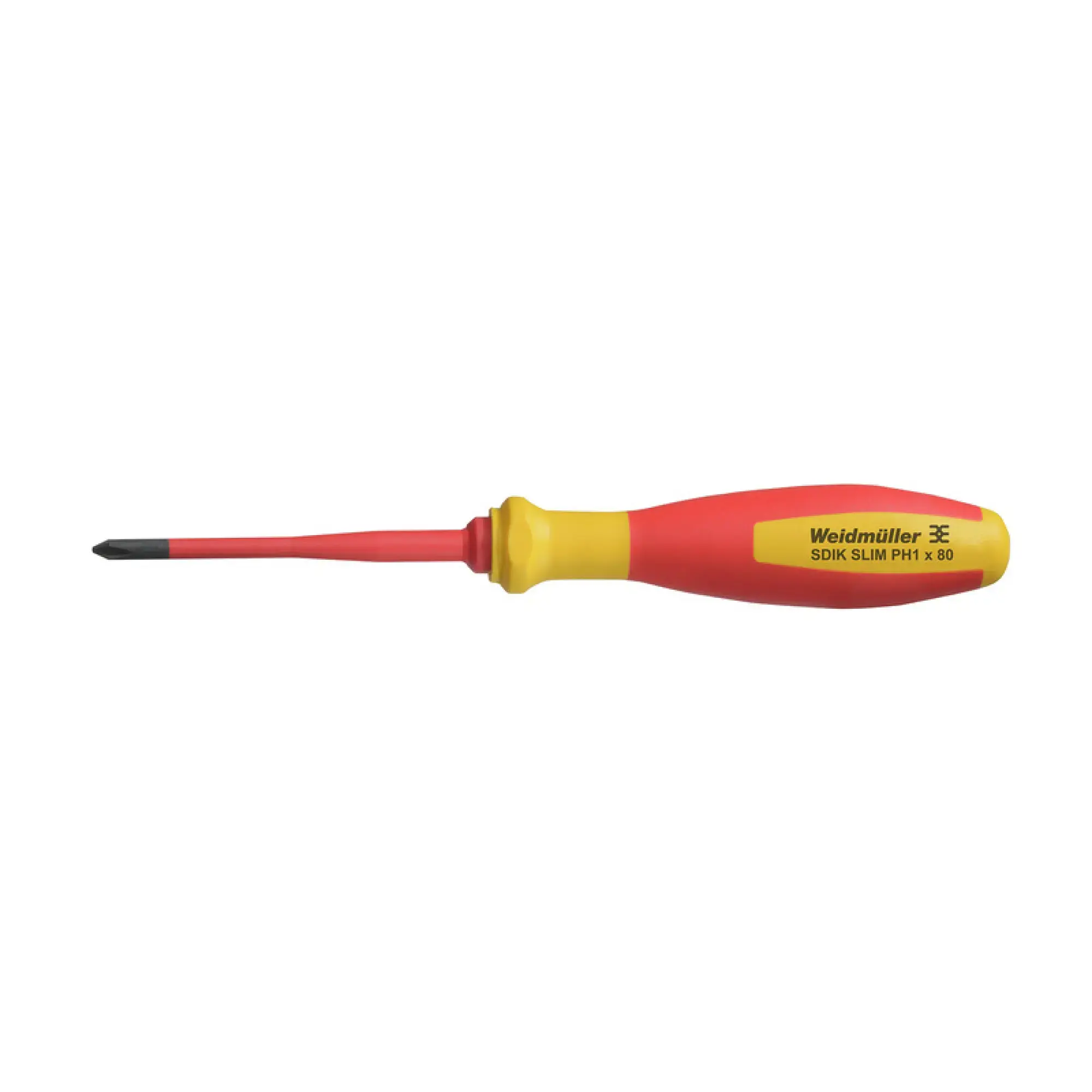 Weidmüller 2749650000 Crosshead screwdriver, Form: Crosshead, round, Size: 1, Blade length: 80 mm (img_001)