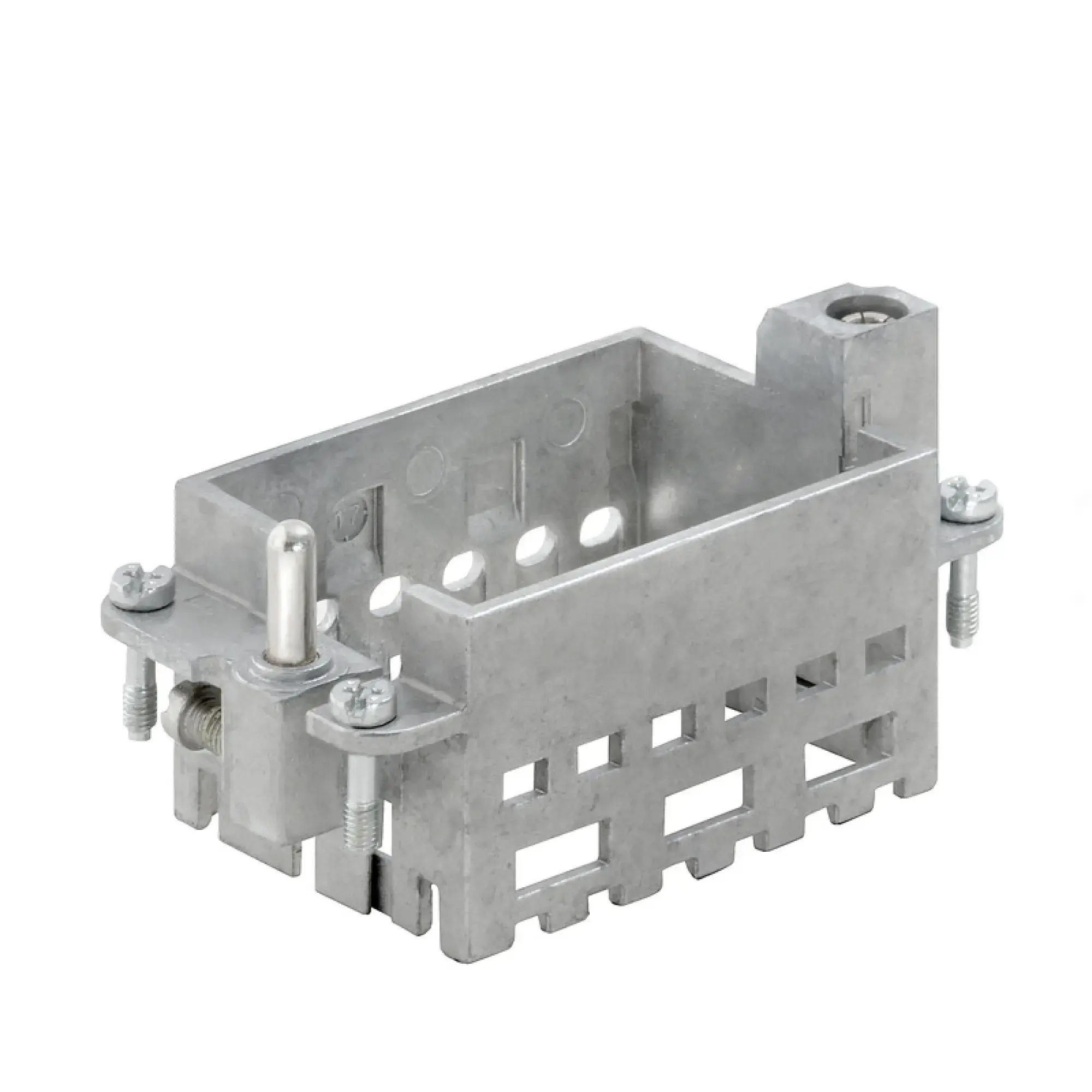 Weidmüller 1428980000 Frame for industrial connector, Series: ModuPlug, Size: 4, Number of slots: 3, Diecast zinc (img_001)