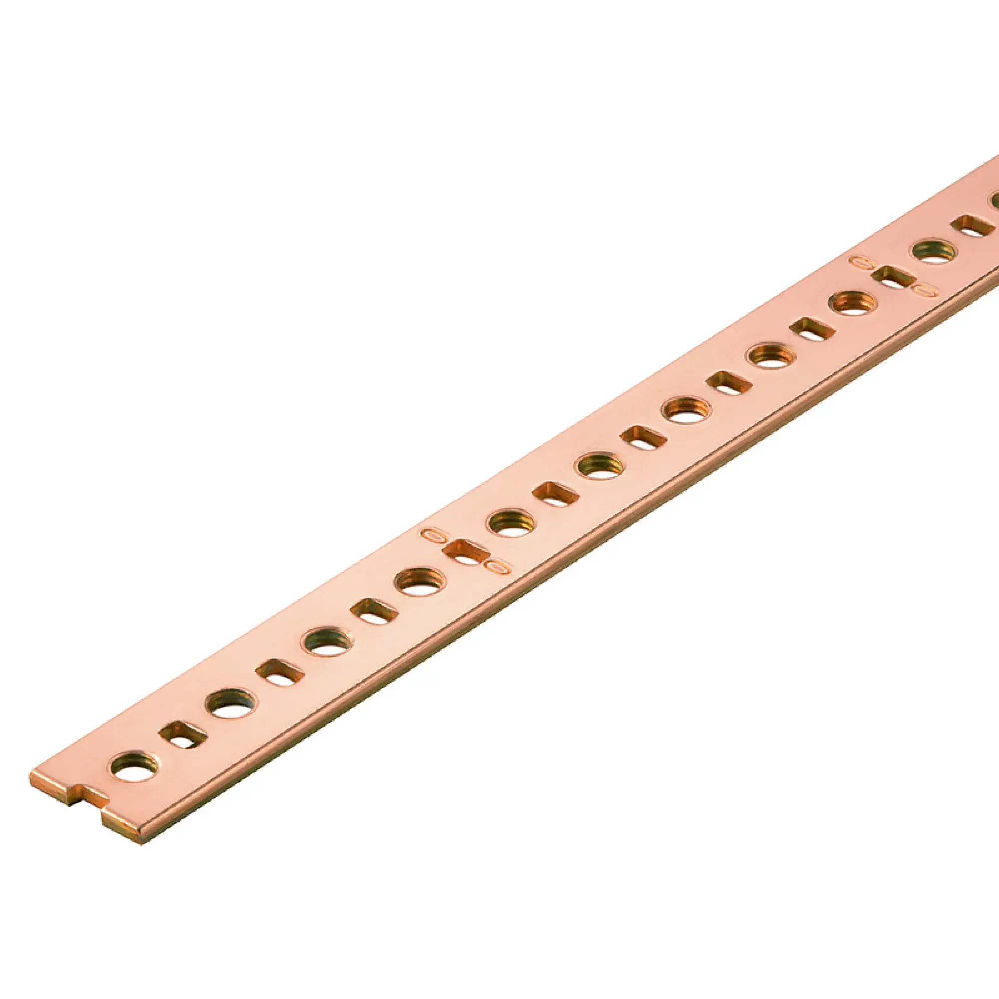 Weidmüller 0280200000 Busbar (terminal), Natural, Height: 15 mm, Depth: 2 mm, Copper (img_001)