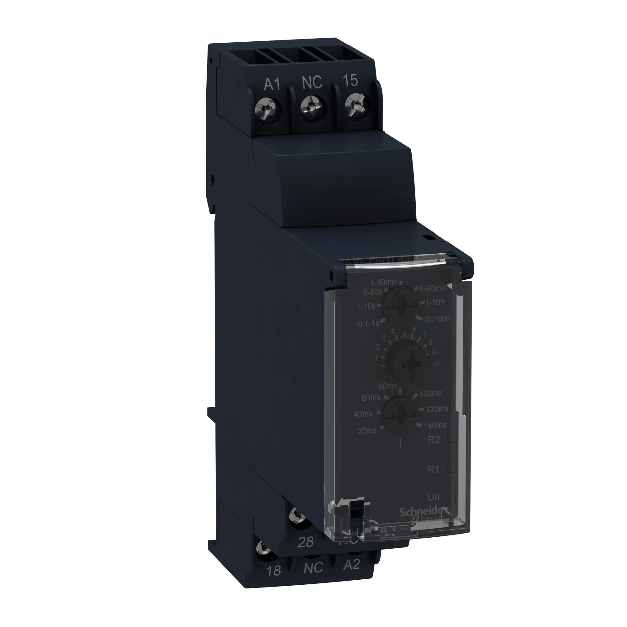 Schneider Electric RE22R1QMQ Time relay for star-delta starter, 0.1 s-100 h, 230-240/380-440VAC, 1 W (img_001)