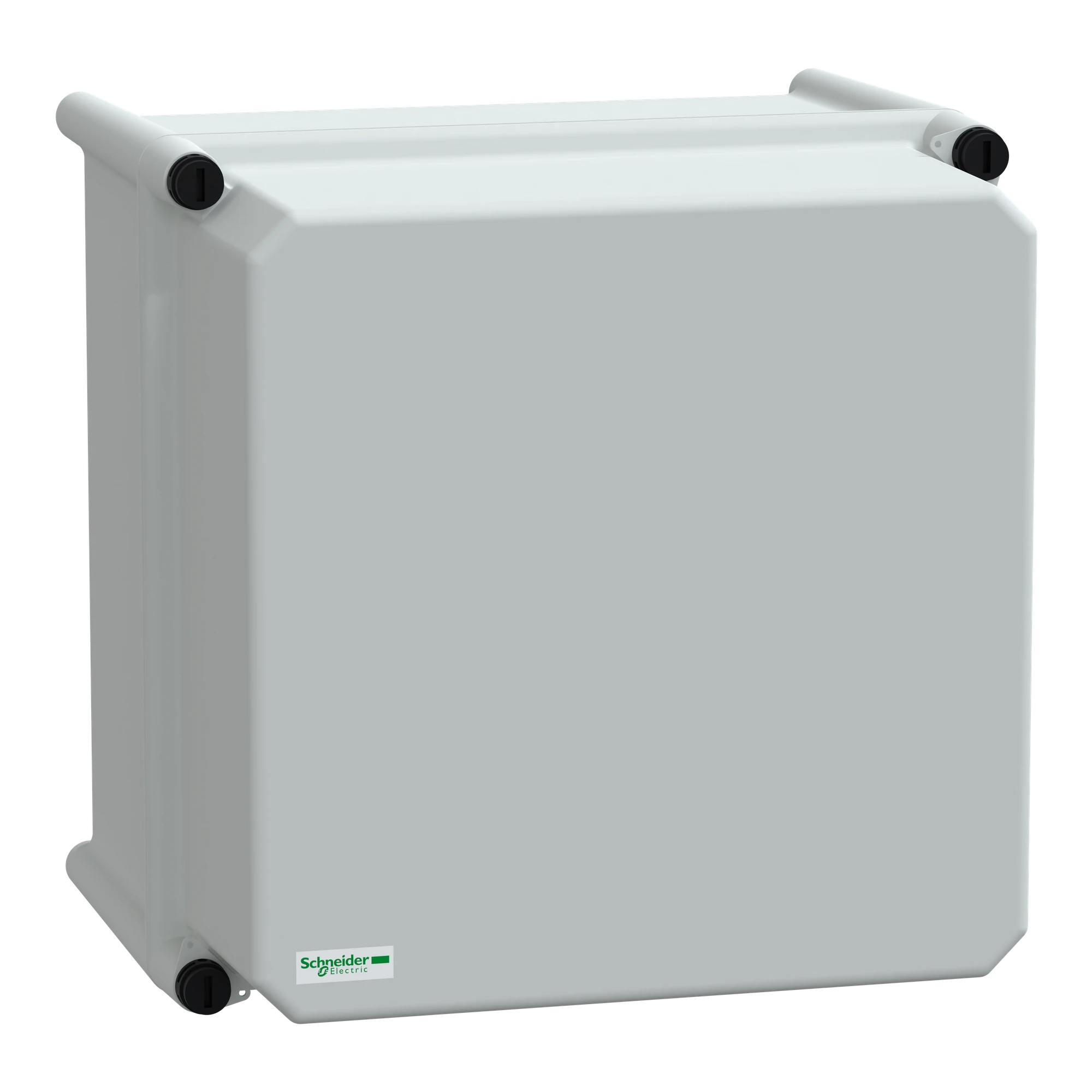 Schneider Electric NSYPLSC2727AG Polyester Enclosure PLS Wall Mounting 270x270x230mm IP66, Opaque PC Cover (img_001)