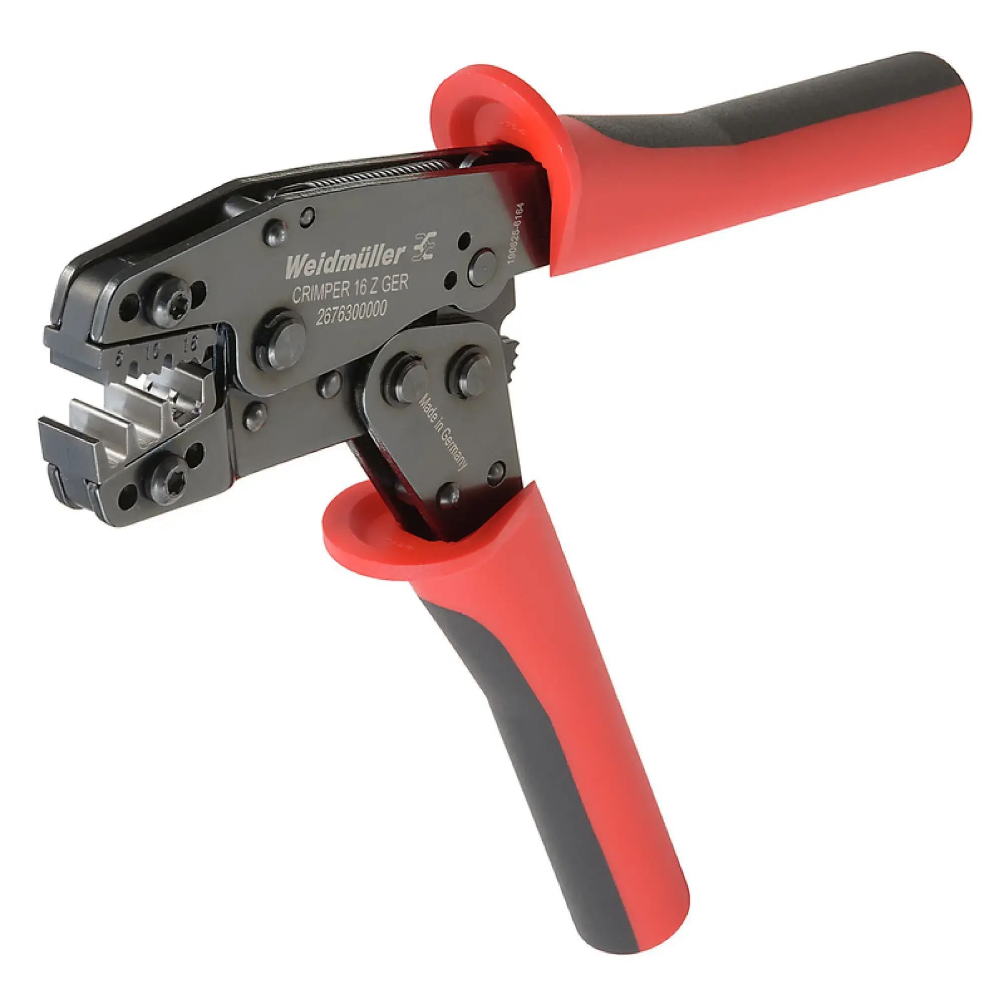 Weidmüller 2676300000 Crimping tool, Wire-end ferrules with/without plastic collars, 6 mm², 16 mm², Trapezoidal indentation crimp (img_001)