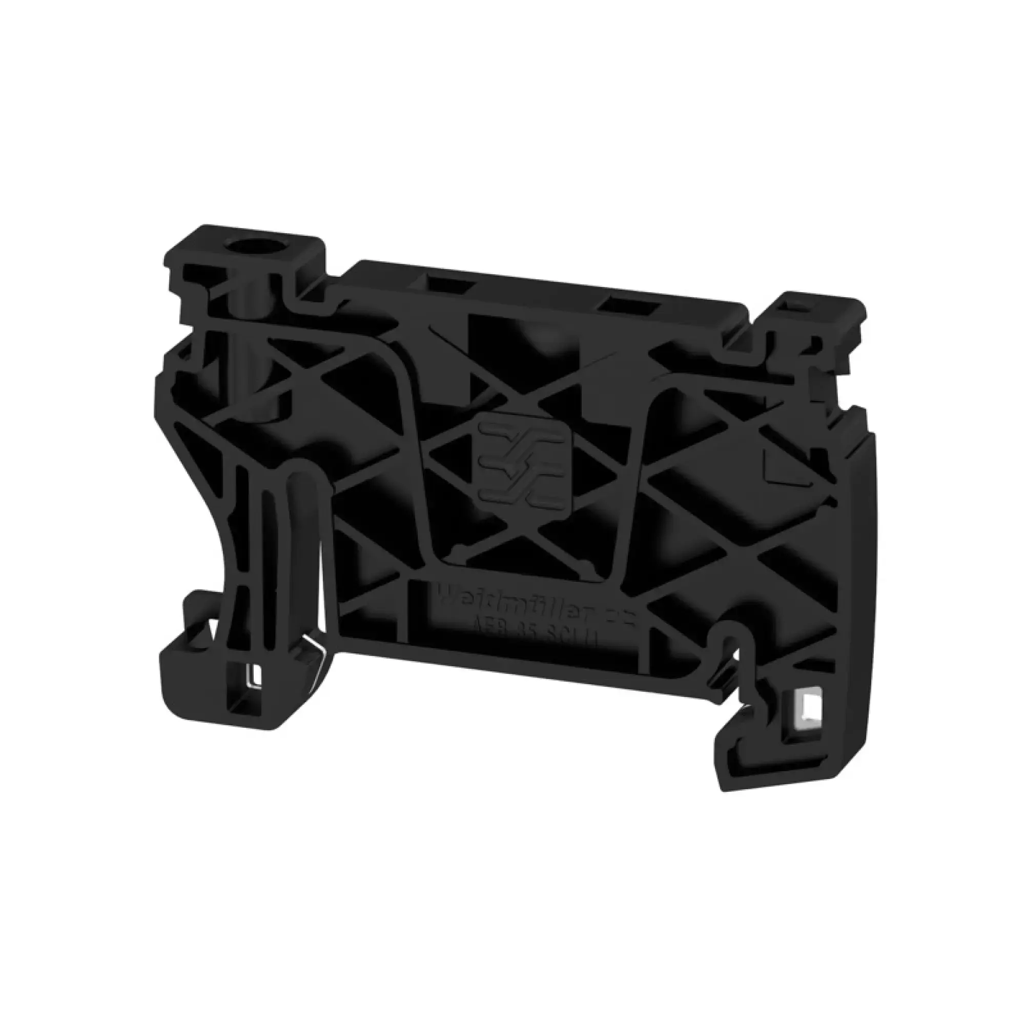 Weidmüller 2661300000 End bracket, black, TS 35, V-0, Wemid, Width: 6 mm, 130 °C (img_001)