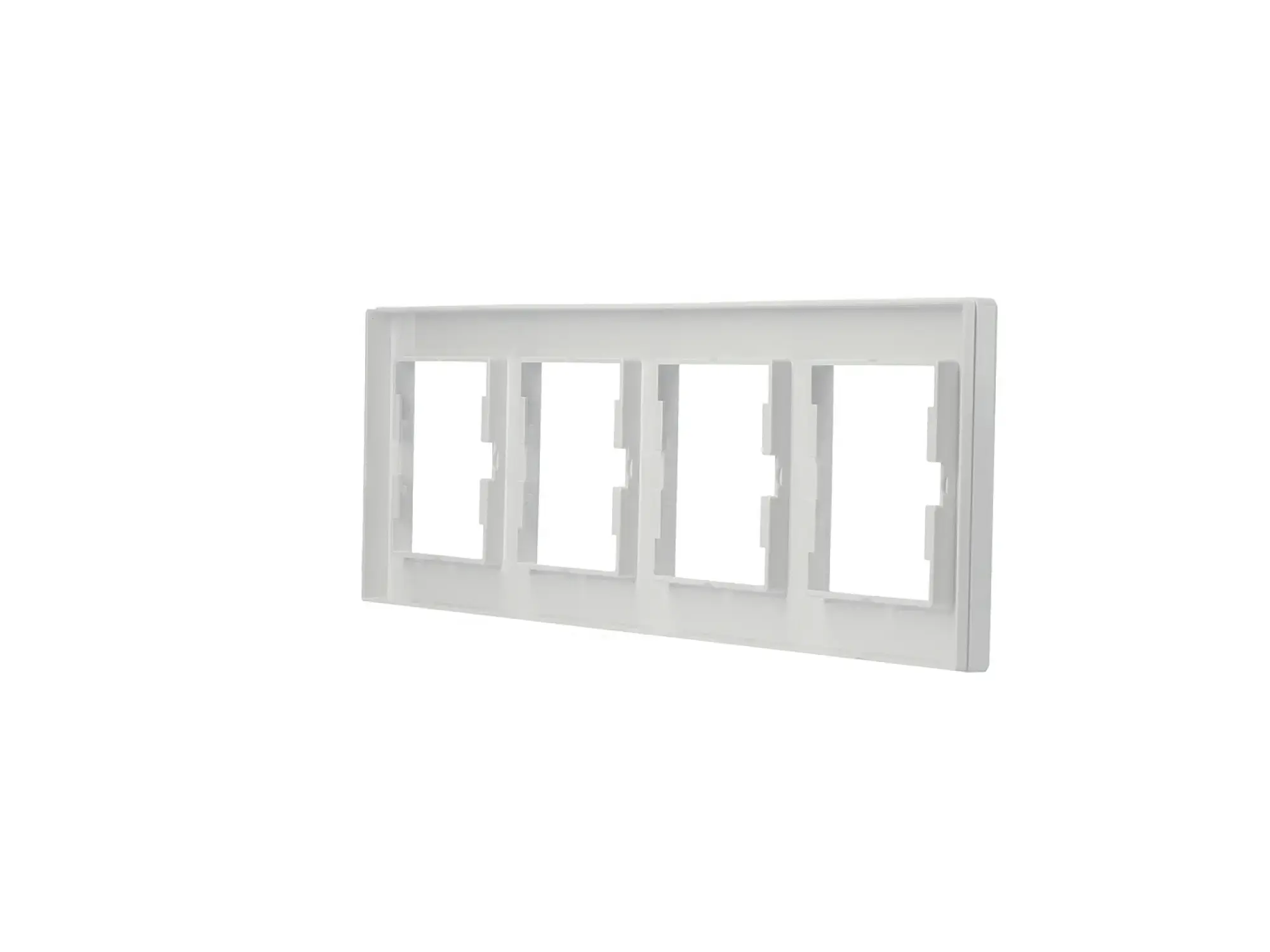 Schneider Electric EPH5800421D 4-Gang Frame Horizontal, white, Asfora (img_014)