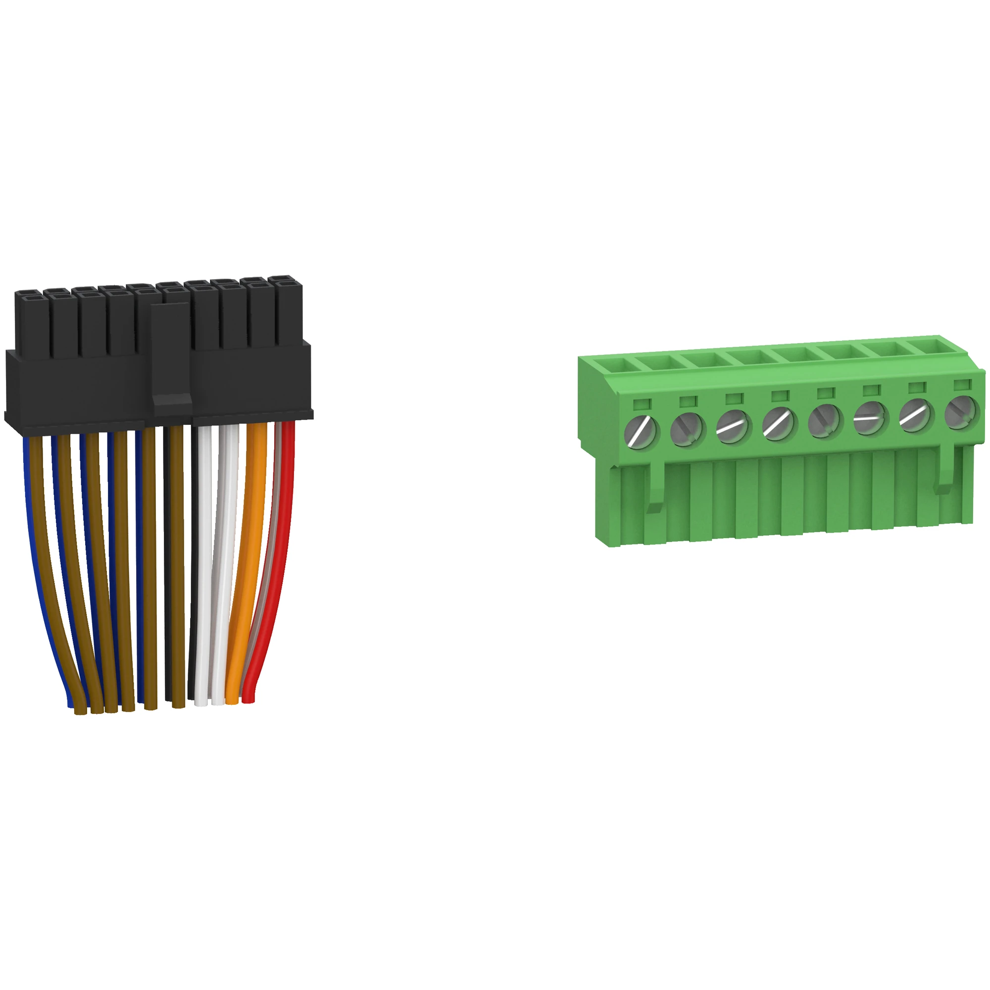 Schneider Electric TM171ACB4OI2M Connection set for extension module, Modicon M171, cable with plug, low voltage, 2 m (img_001)