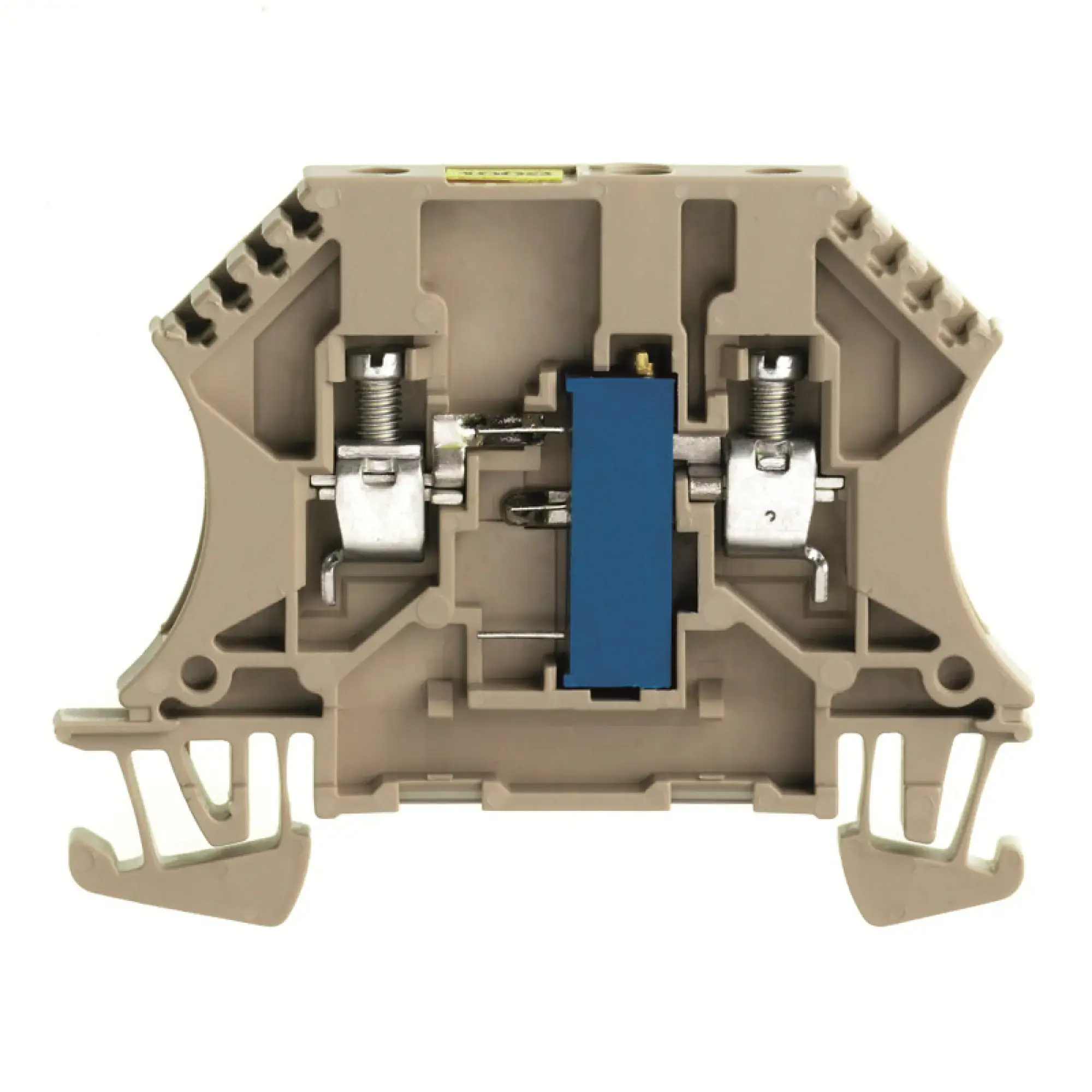Weidmüller 1027000000 Component terminal block, Screw connection, dark beige, 4 mm², 250 V, 250 V, Number of connections: 2, Number of levels: 1, TS 35, V-0, Wemid (img_001)