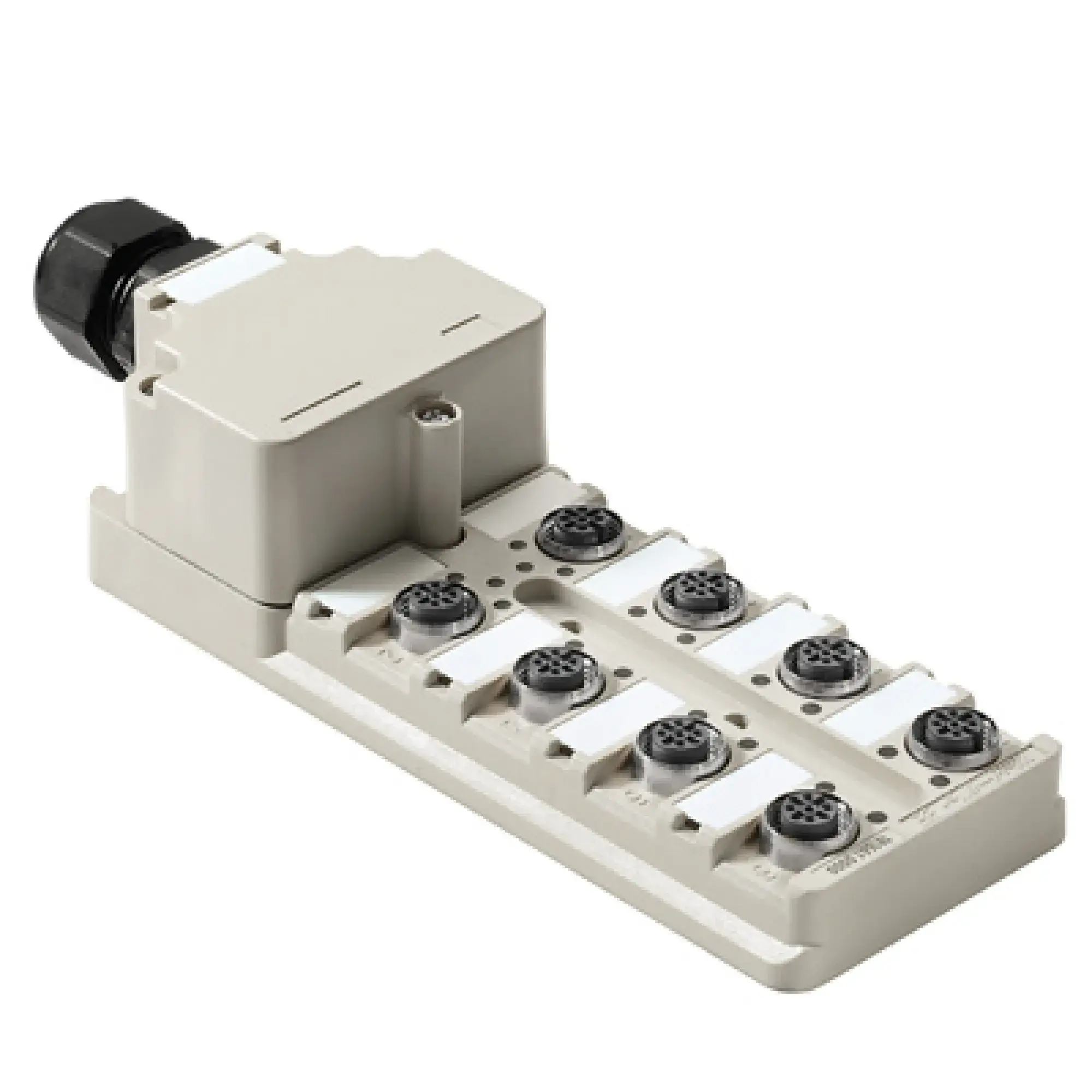 Weidmüller 1760060000 Sensor-actuator passive distributor (without cable), Hood version, IDC, M12, 30 V, A-coded, LED: Yes, LED initiator: Yes, Wiring type: PNP (img_001)