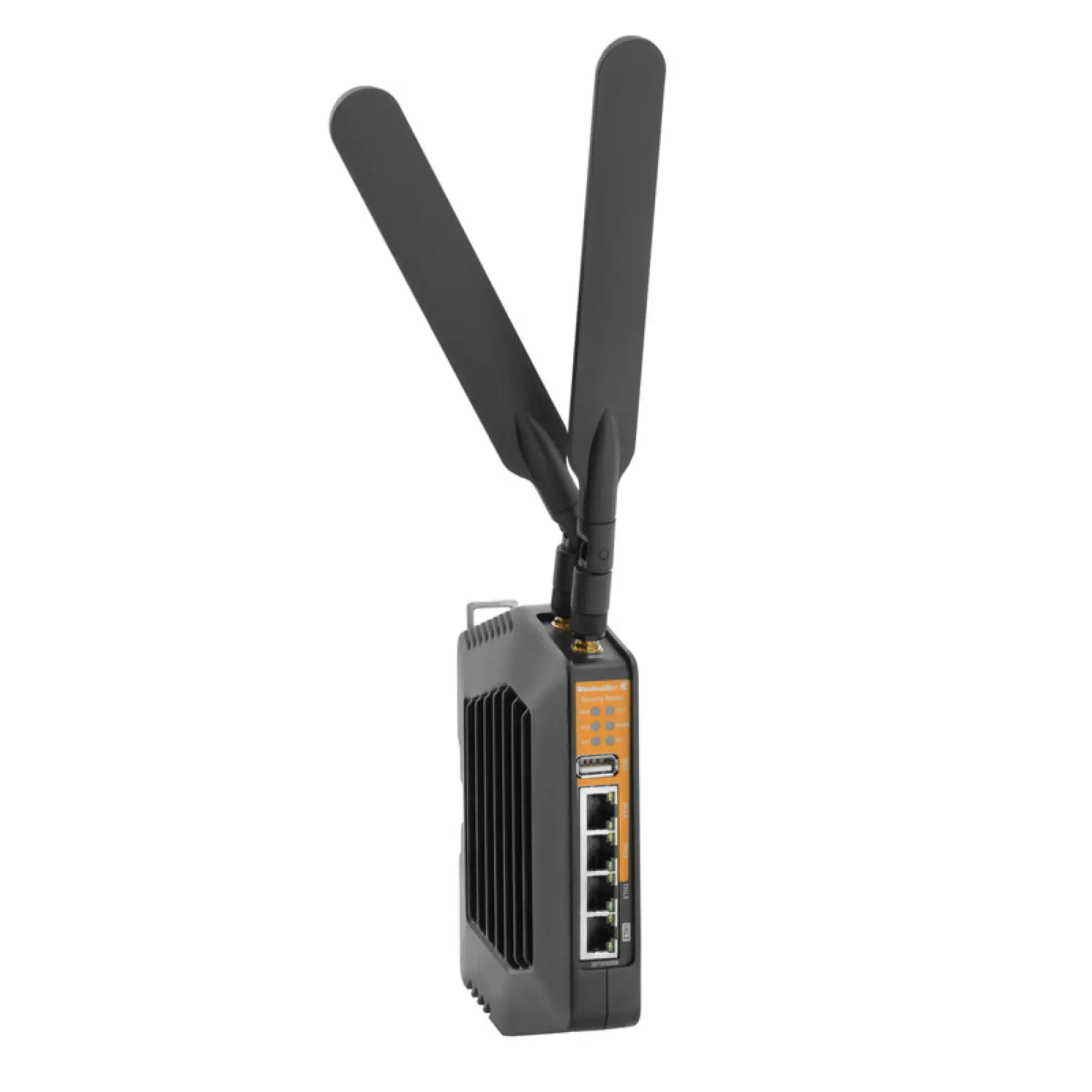 Weidmüller 2873930000 Router, with integrated multi-band modem (4G/3G), US/EMEA-model, 4x RJ45 10/100/1000BaseT(X), -25 °C...70 °C (img_001)