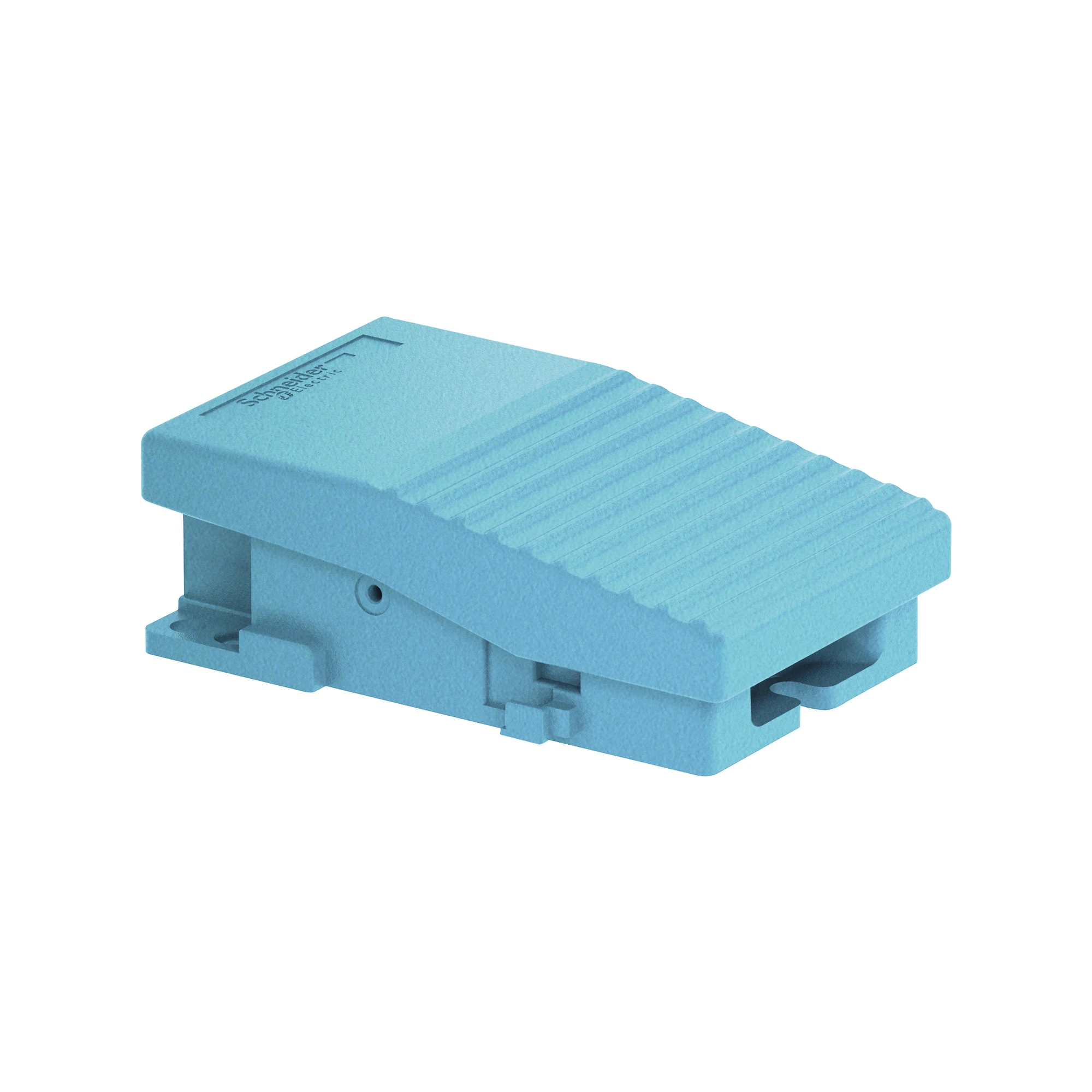 Schneider Electric XPEM110 Footswitch, Harmony XPE, simple, metal, blue, single-stage, 1NC+1NO, IP66 (img_001)
