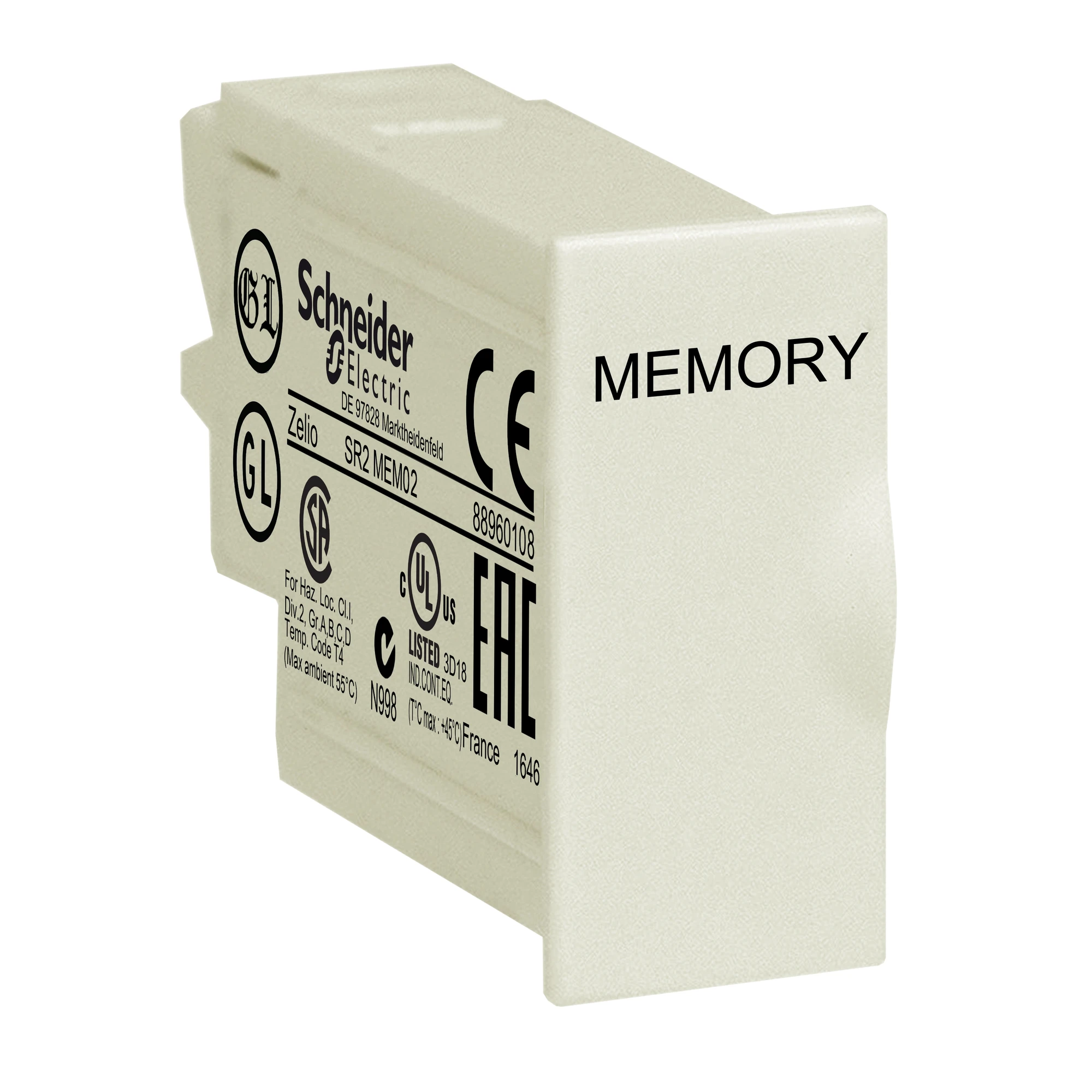 Schneider Electric SR2MEM02 Memory Module, Zelio Logic, from Firmware V3.0 (img_001)