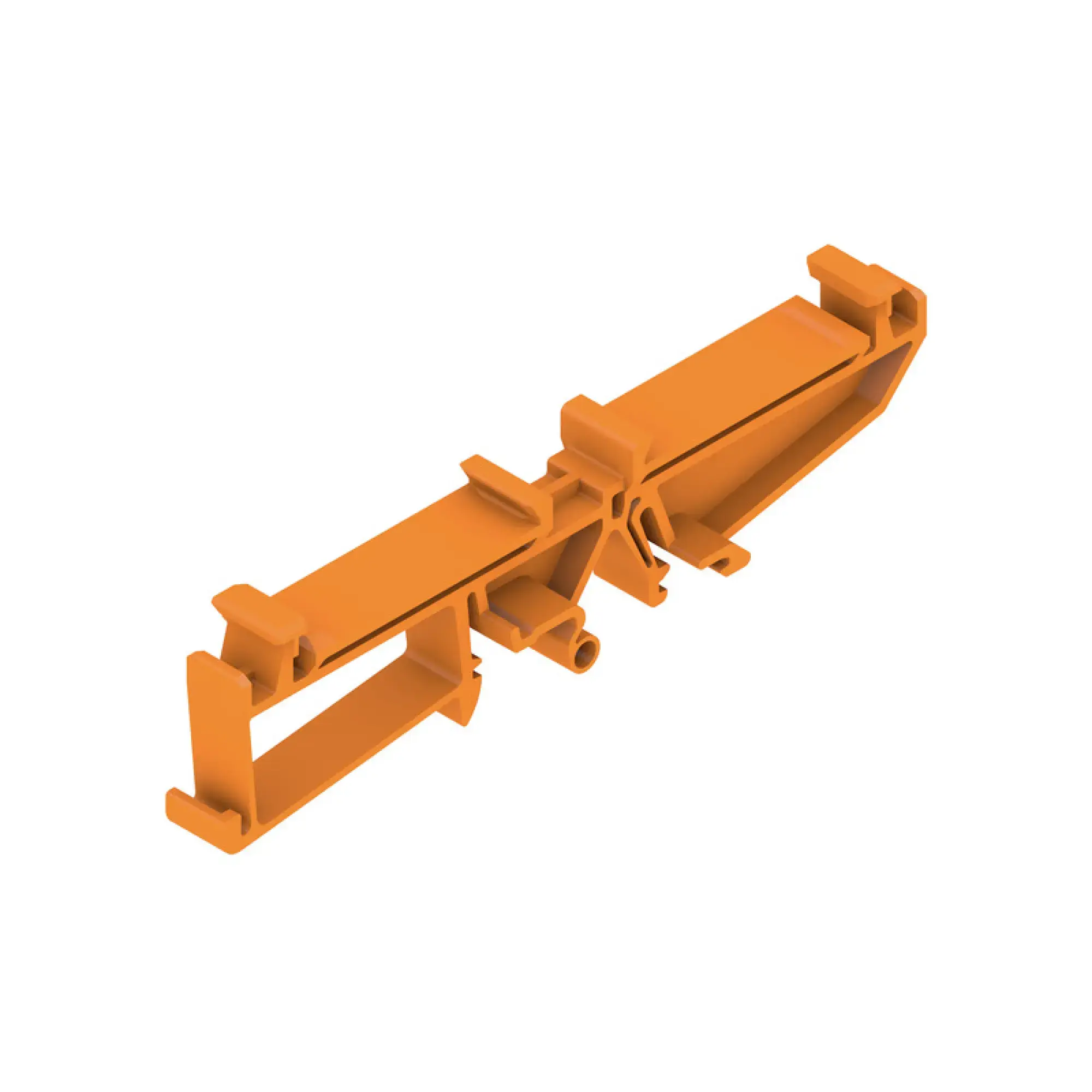 Weidmüller 1020690000 Clip-in foot (Profile housing), PA 66, orange (img_001)