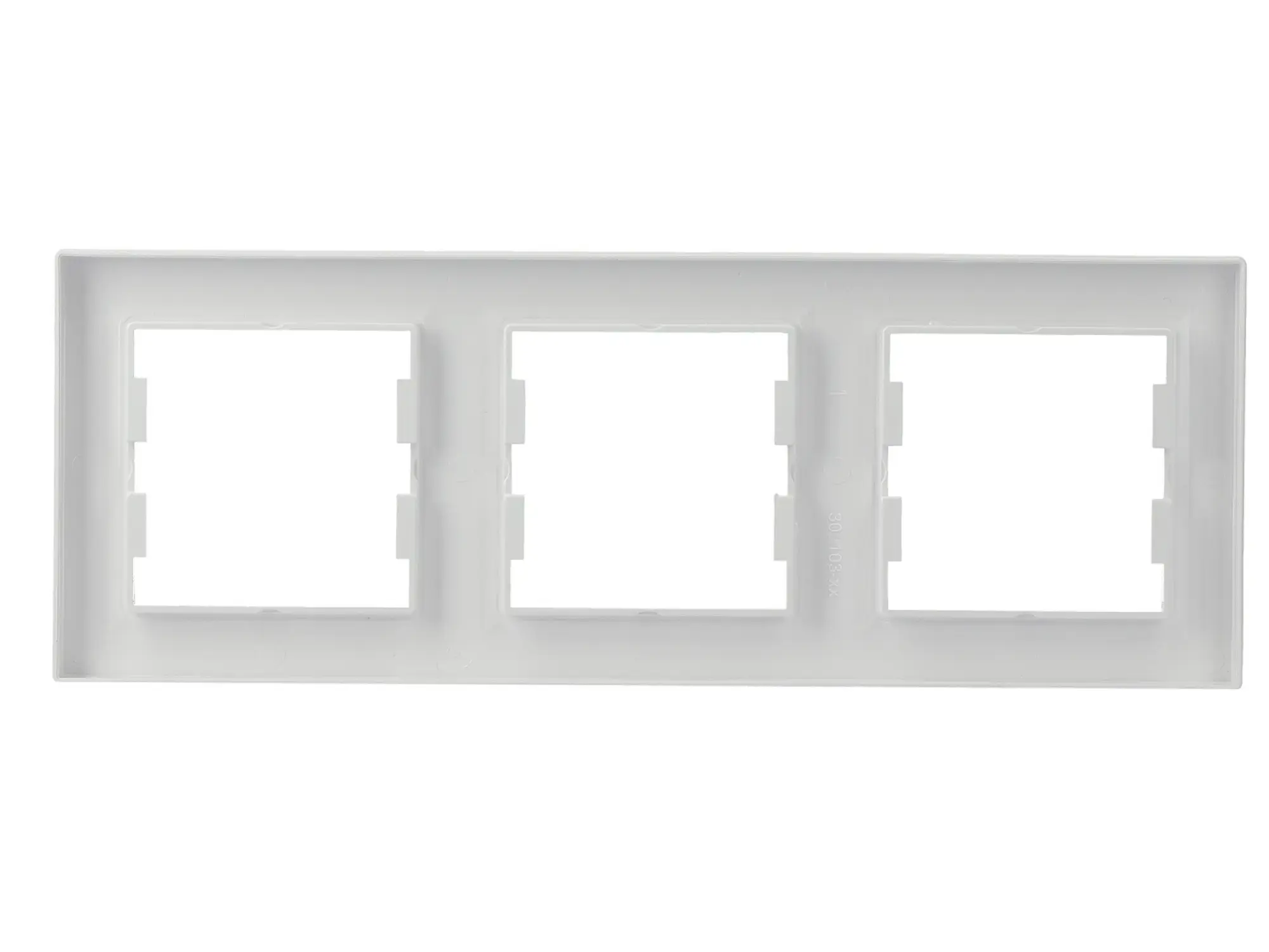 Schneider Electric EPH5800321D 3-Gang Frame Horizontal, white, Asfora (img_011)