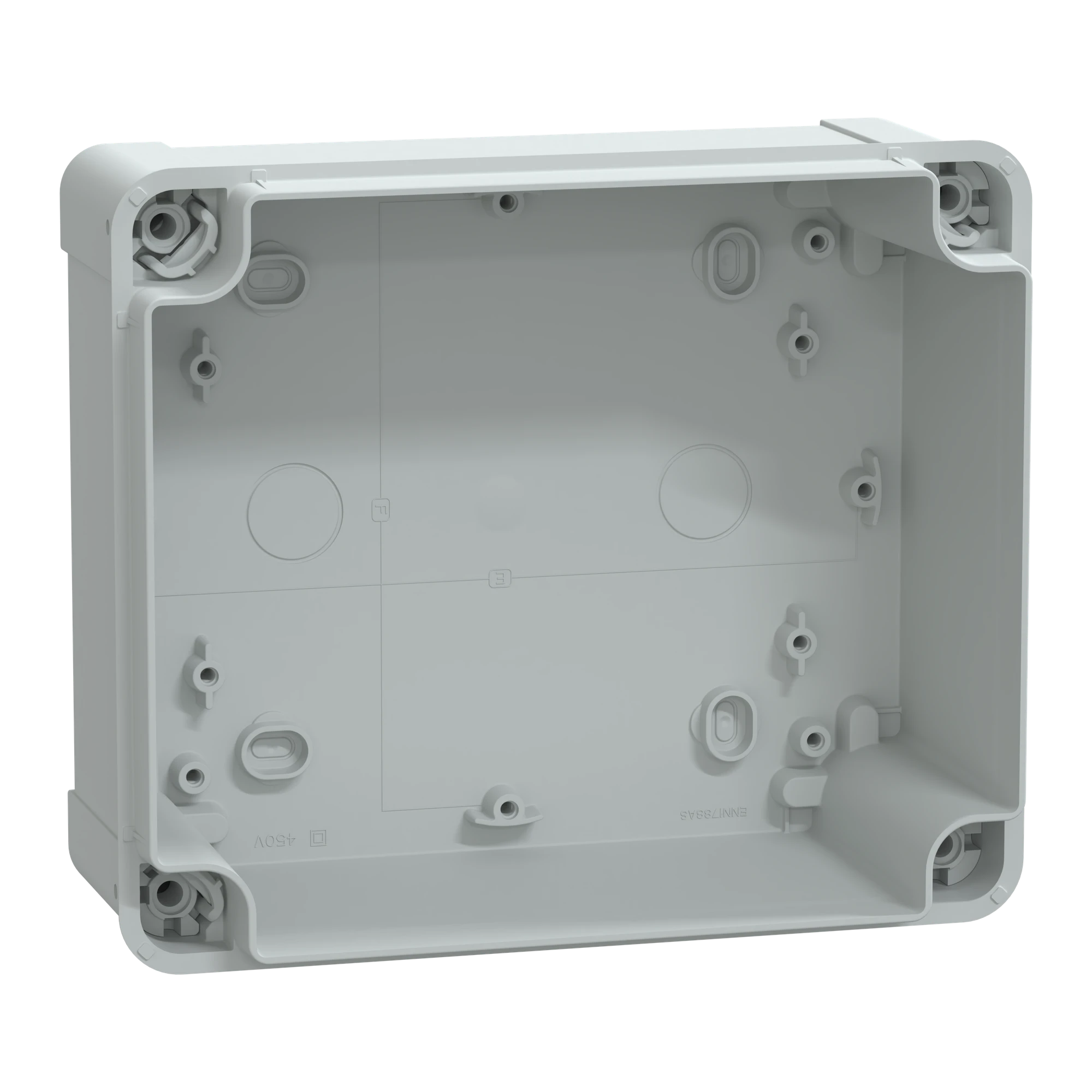 Schneider Electric NSYTBS191610H Enclosure ABS IP66 IK07 RAL7035 Inner H175W150D100 Outer H193W164D105 opaque, base H40 (img_002)