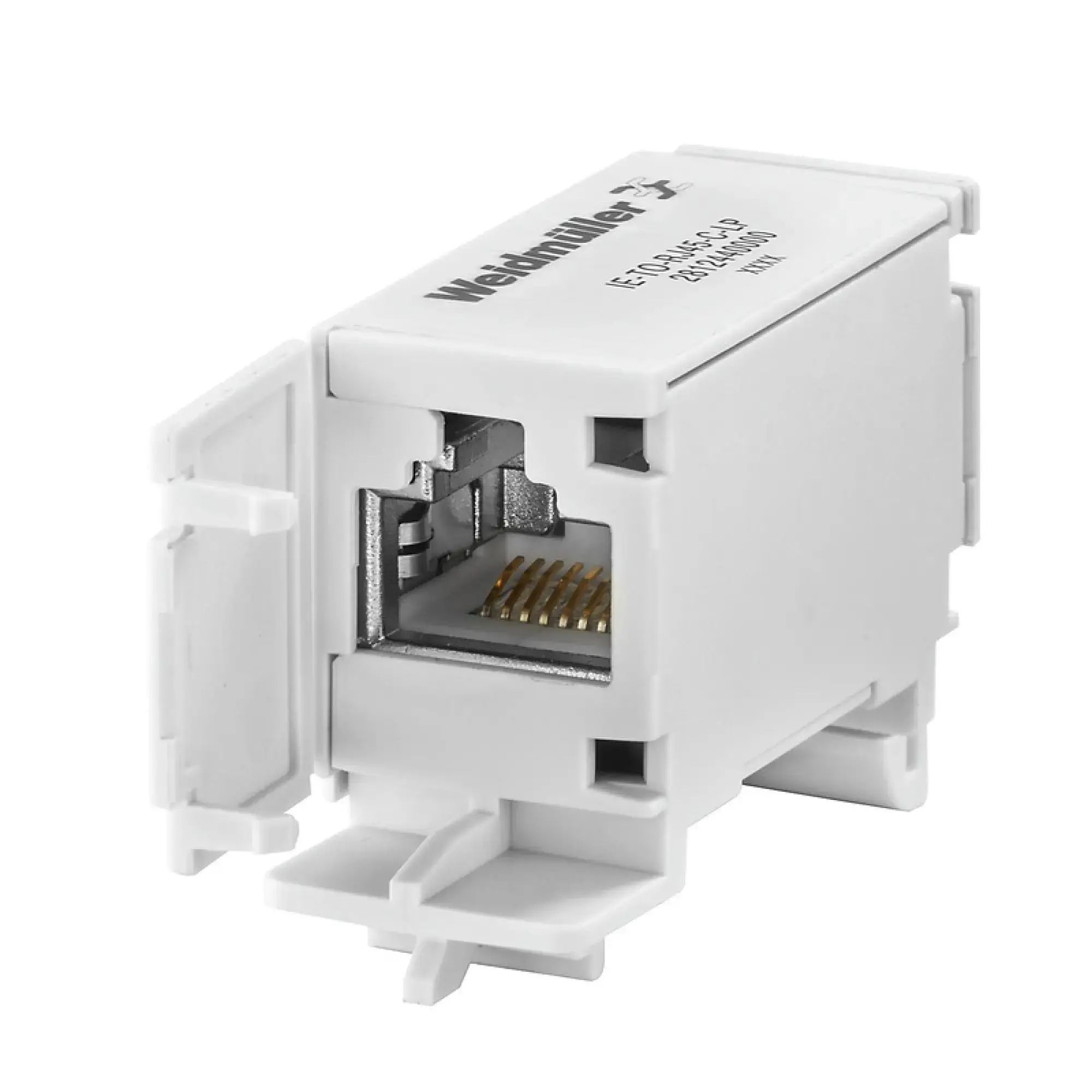 Weidmüller 2812440000 Feed-through plug-in connector RJ45, IP20, RJ45, RJ45, Coupling (img_001)