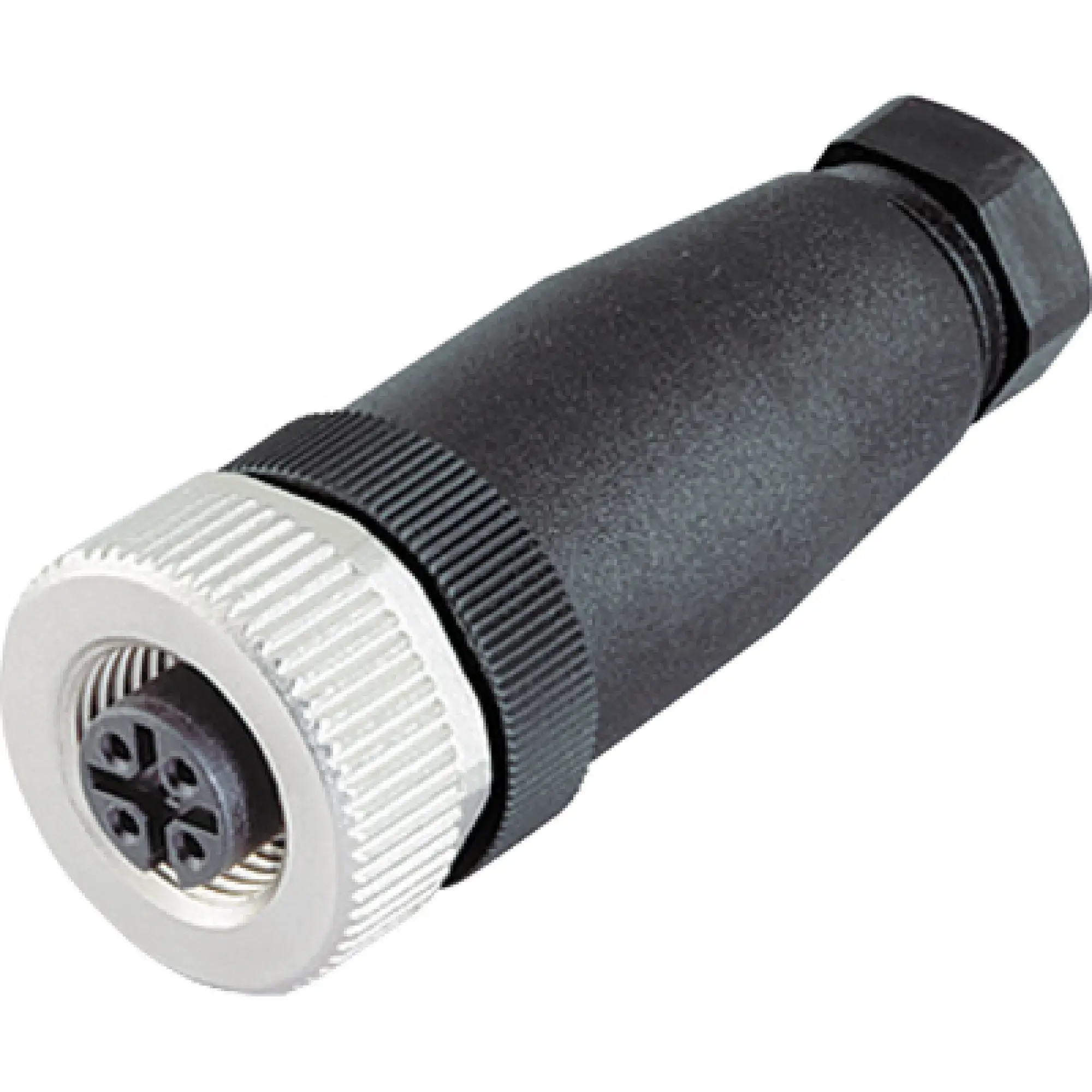 Weidmüller 1044710000 Round plug (field customisable), M12, A-coded, Female socket, straight, Tension-clamp connection, Number of poles: 5, IP67, Shield connection: No (img_001)