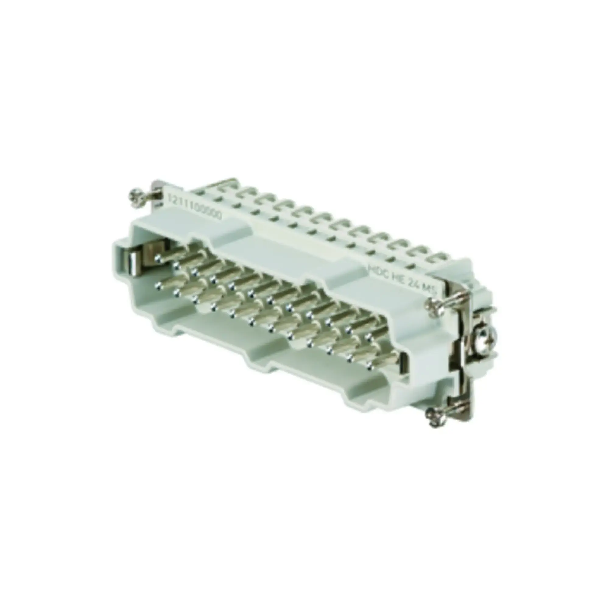 Weidmüller 1211100000 Contact insert (industry plug-in connectors), Male, 500 V, 16 A, Number of poles: 24, Screw connection, Size: 8 (img_001)