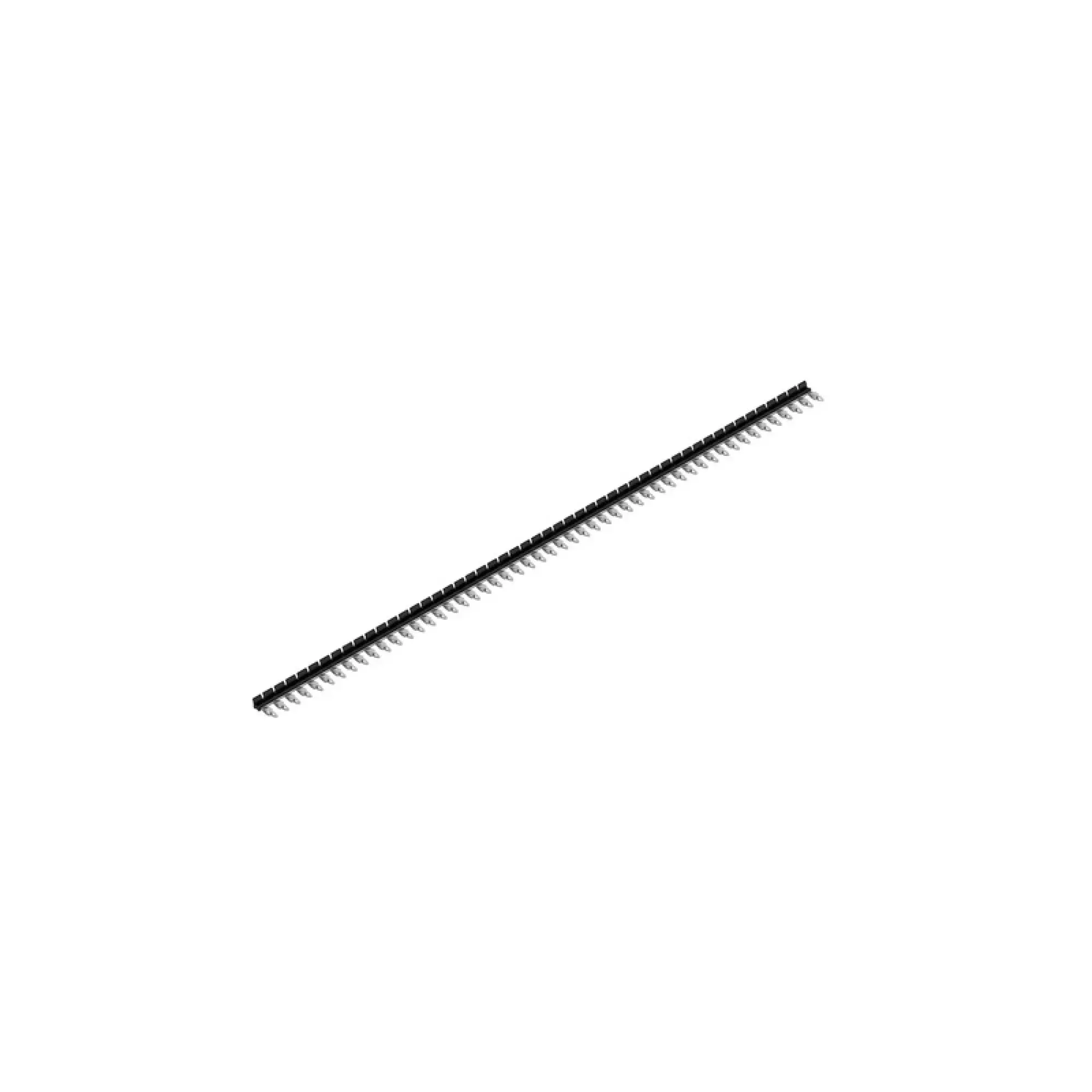 Weidmüller 2556490000 Cross-connector (relay), black, 17.5 A, can be cut to length, Number of poles: 51, Pitch in mm: 6.40 (img_001)