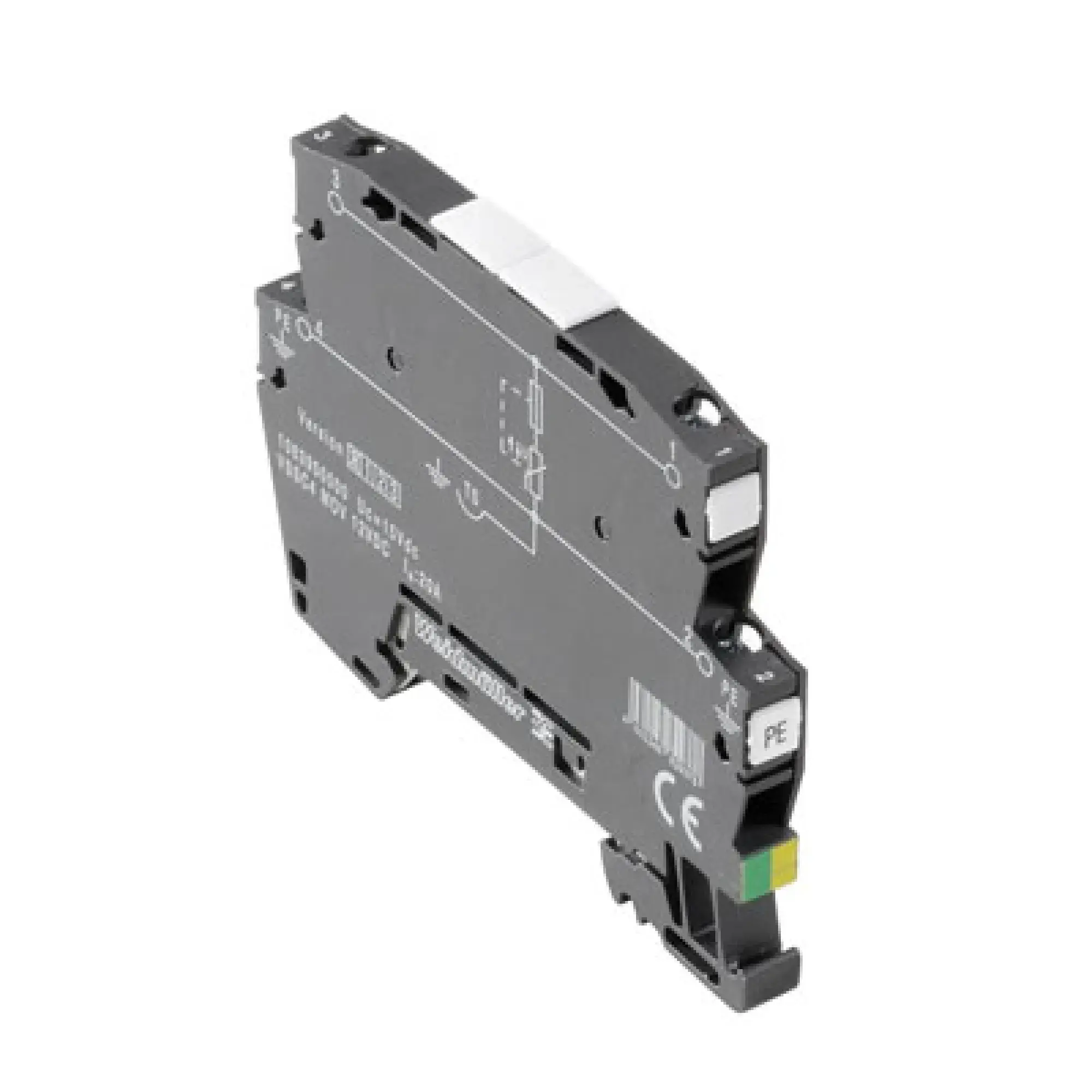Weidmüller 1063950000 Surge voltage arrester (data networks/MCR-technology), Surge protection for measurement and control, binary, analogue, Number of signals: 1, AC/DC, 12 (img_001)