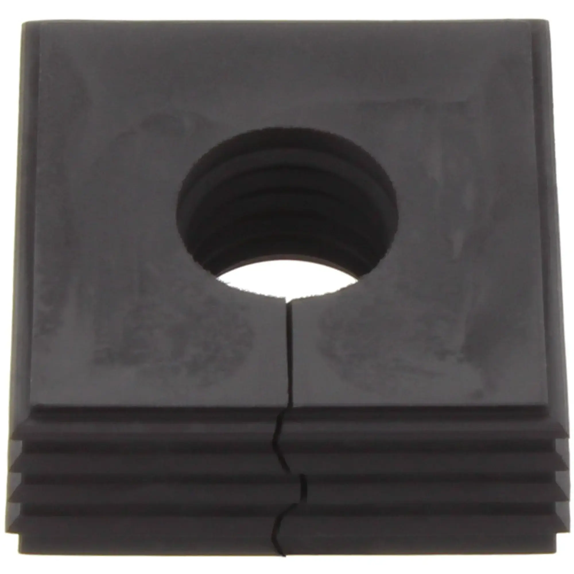 Weidmüller 2583840000 Slotted cable grommet (Cable entries system), 17 mm, 18 mm, -40 °C, 120 °C, TPE, Deep black (img_001)