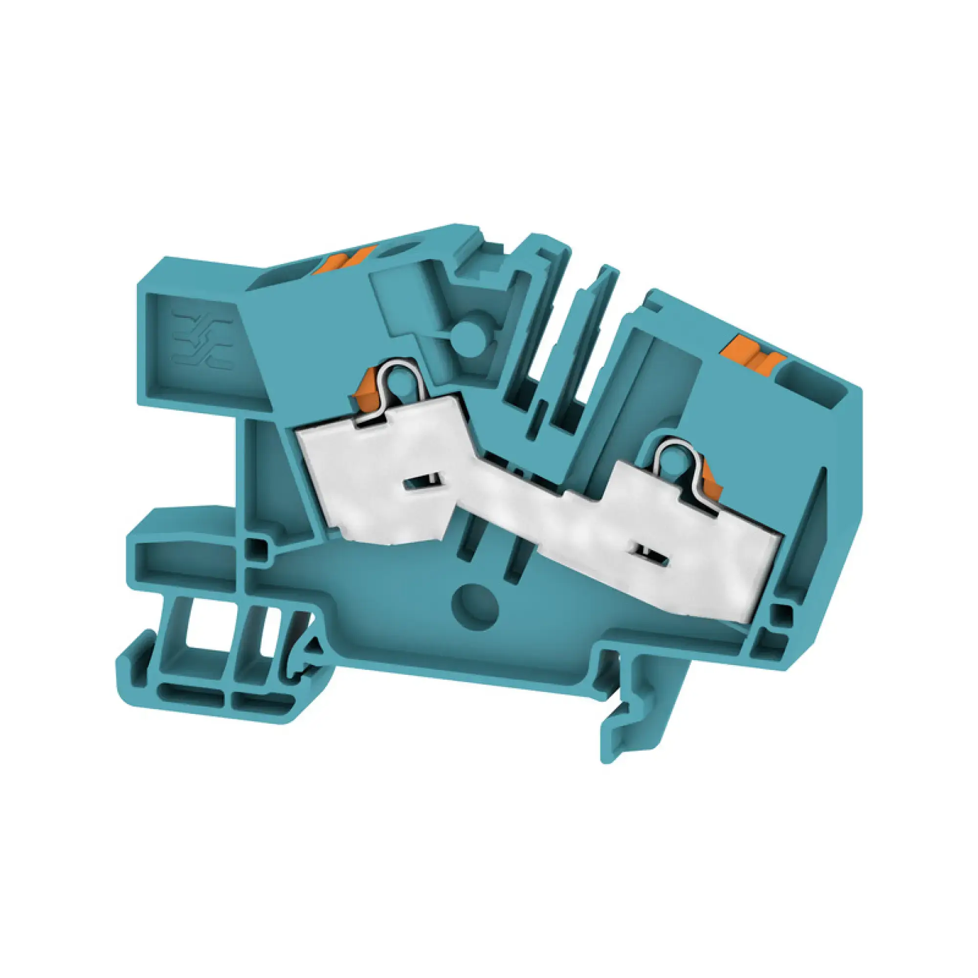 Weidmüller 2668710000 Multi level installation terminal block, PUSH IN, blue, 6 mm², 41 A, 800 V, Number of connections: 2, Number of levels: 1, TS 35, V-0, Wemid (img_001)