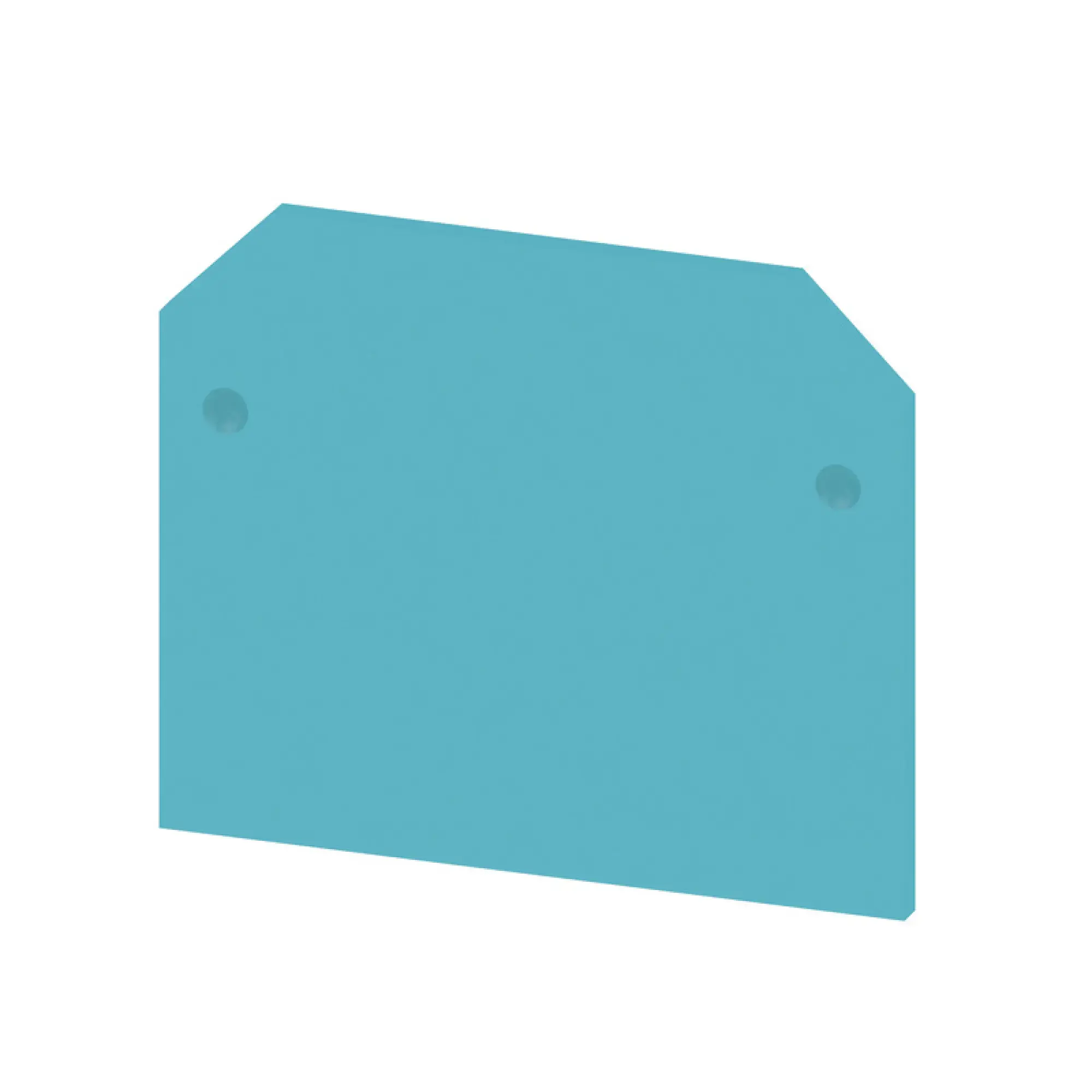 Weidmüller 0279580000 End plate (terminals), blue, Height: 36.5 mm, Width: 1.5 mm, V-2, Polyamide 66 (img_001)