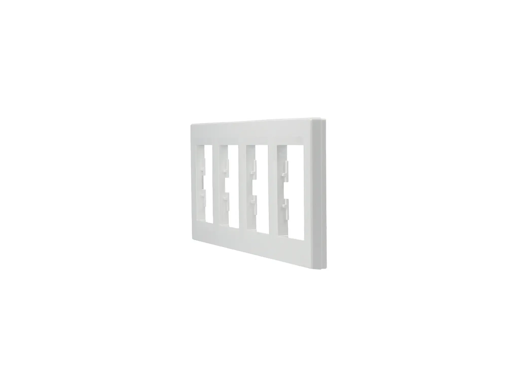 Schneider Electric EPH5800421D 4-Gang Frame Horizontal, white, Asfora (img_005)