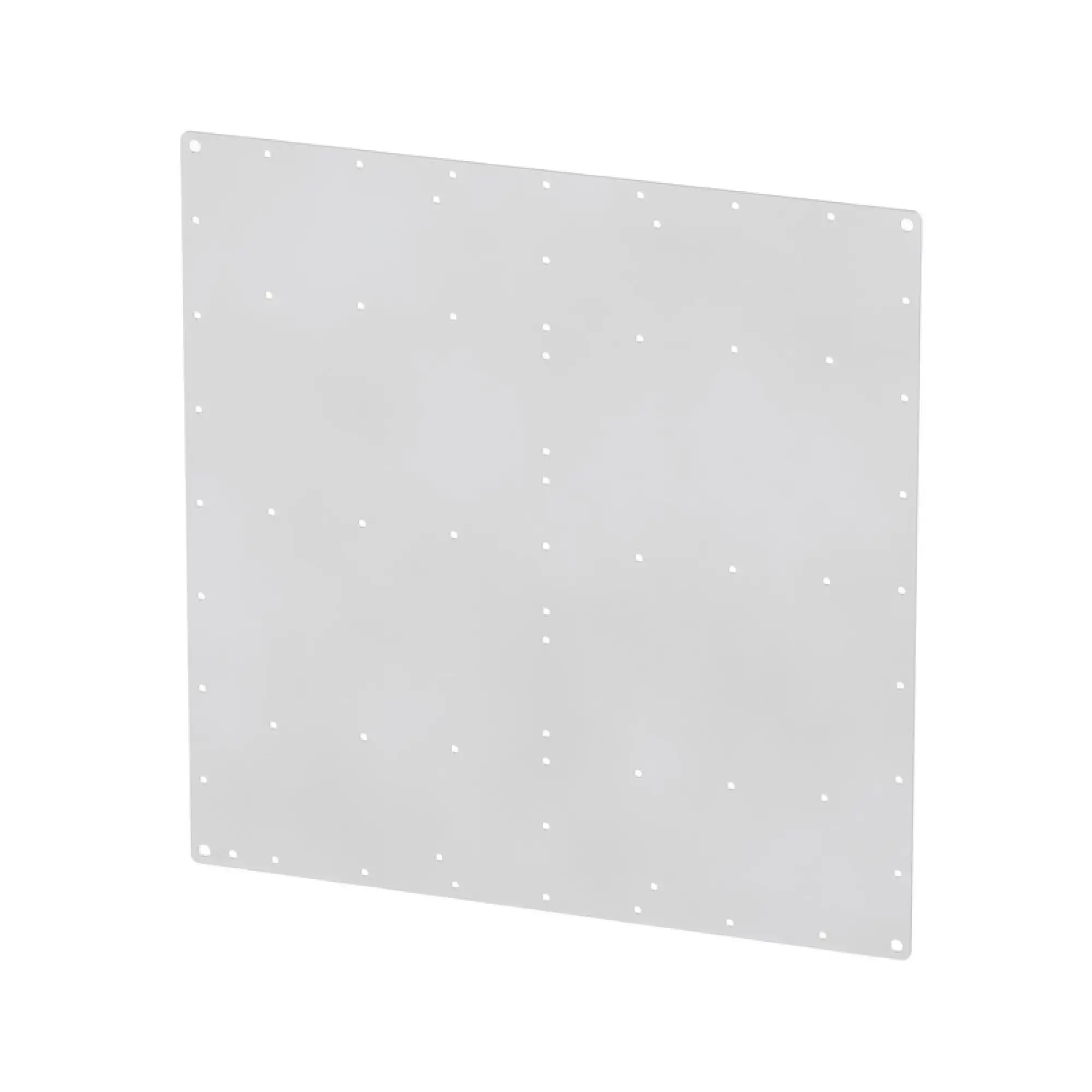 Weidmüller 1257710000 Mounting plate (Housing), Klippon TB (Terminal Box), prepunched, 419 x 425 x 1.5 mm, Stainless steel 1.4301 (304), untreated, silver (img_001)
