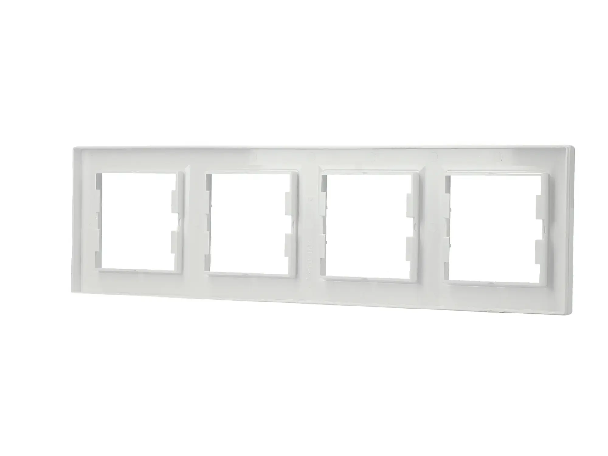 Schneider Electric EPH5800421D 4-Gang Frame Horizontal, white, Asfora (img_012)