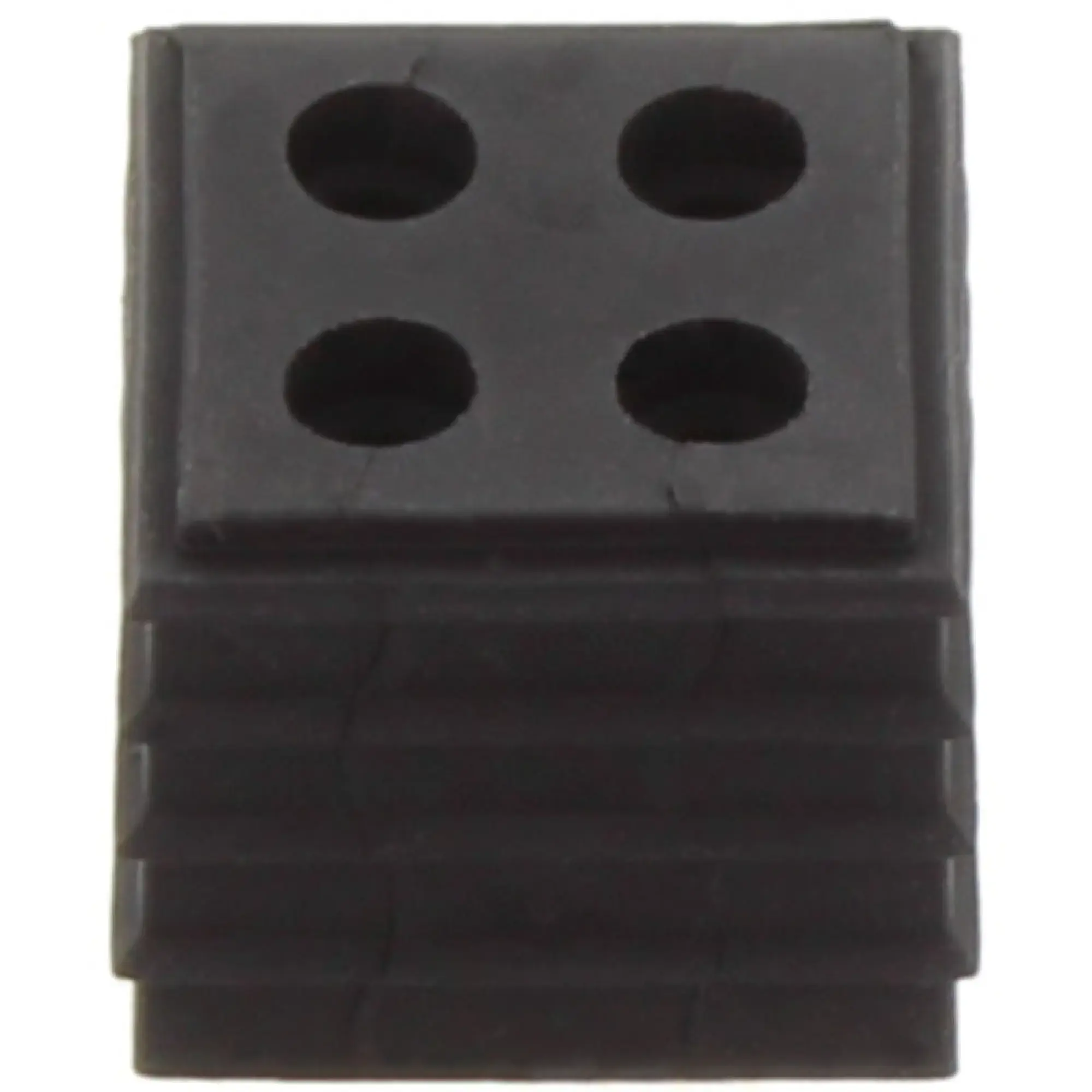 Weidmüller 2583560000 Slotted cable grommet (Cable entries system), 4 mm, 5 mm, -40 °C, 120 °C, TPE, Deep black (img_001)
