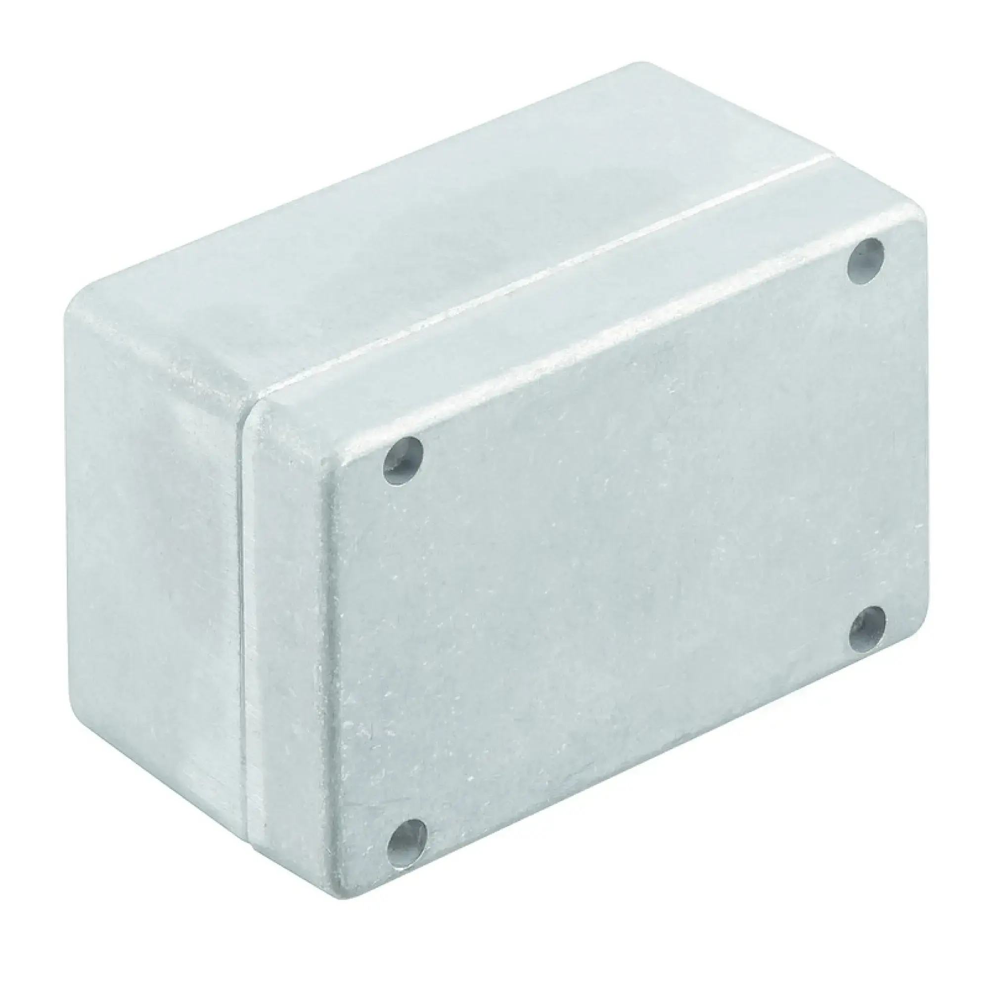 Weidmüller 0342300000 Metal housing, Width: 130 mm, Height: 82 mm, Depth: 72 mm, untreated, Flange plate: No, M4 torx stainless steel screws with slot (img_001)