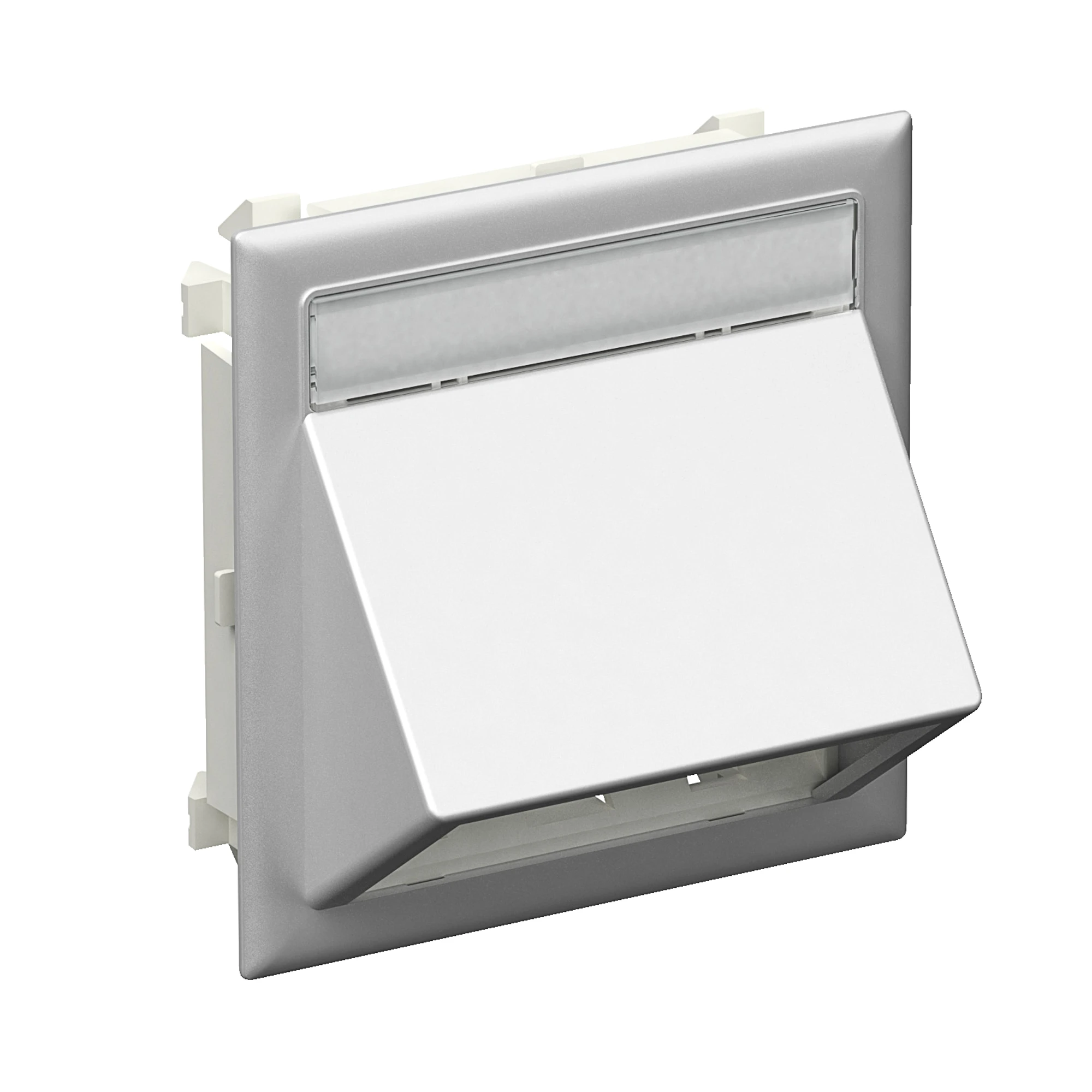 Schneider Electric 5970004 Basic set BK1, angled outlet, Aluminum Metallic type: CYB-BK1-SA-Al-Metallic (img_001)