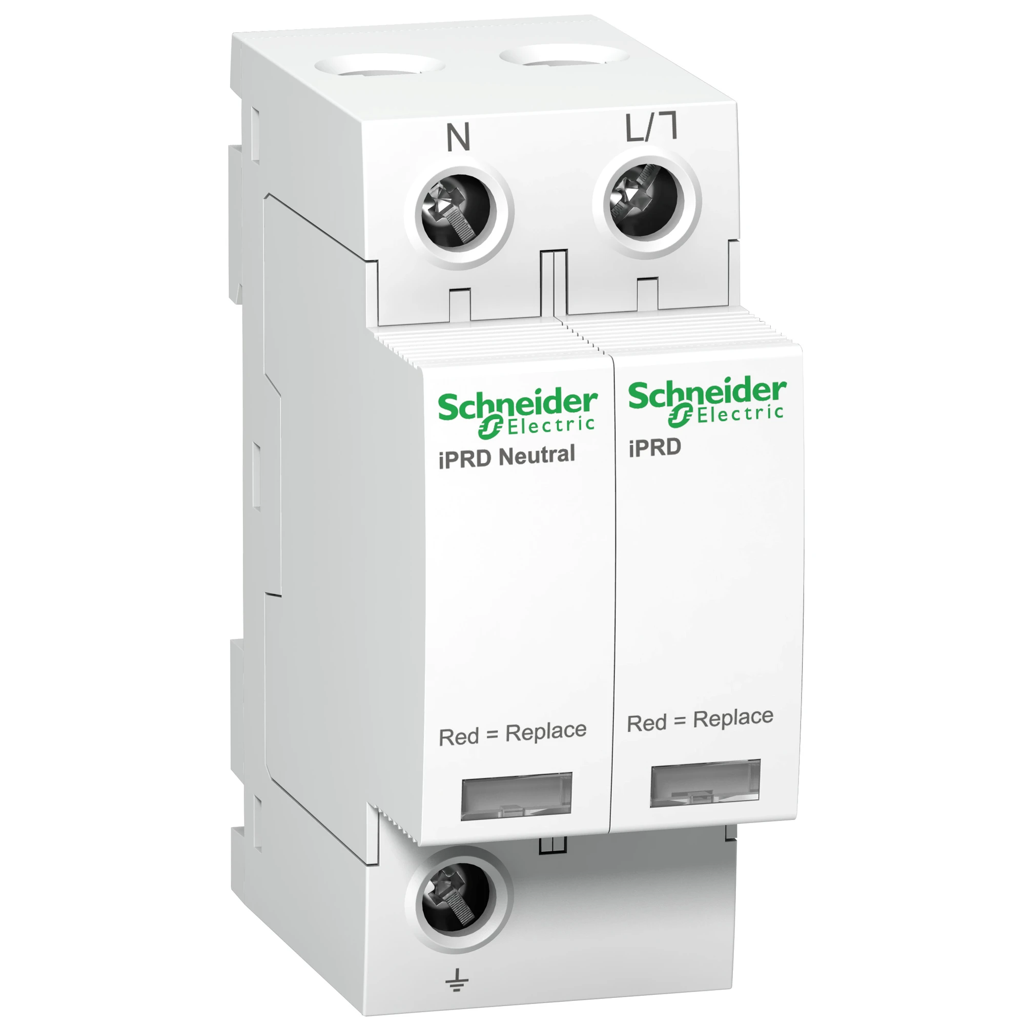 Schneider Electric A9L08500 Surge protector iPRD8, Type 3, Pluggable protection modules, 1P+N, Imax 8kA (img_001)