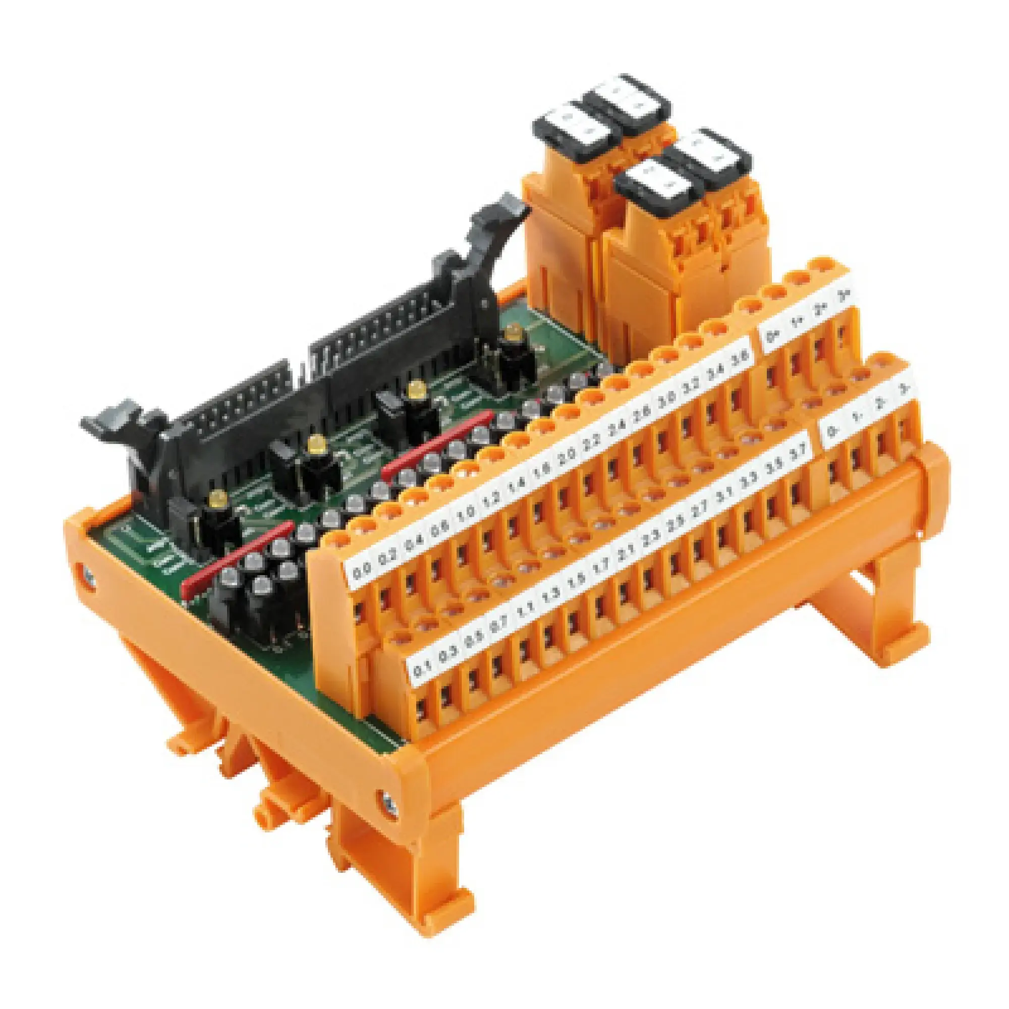 Weidmüller 1128160000 Interface module with terminal, connector, built-in, Plug-in connector in acc. with IEC60603-13 / DIN41651, 40-pole plug, LP2N 5.08mm, Screw connectio (img_001)
