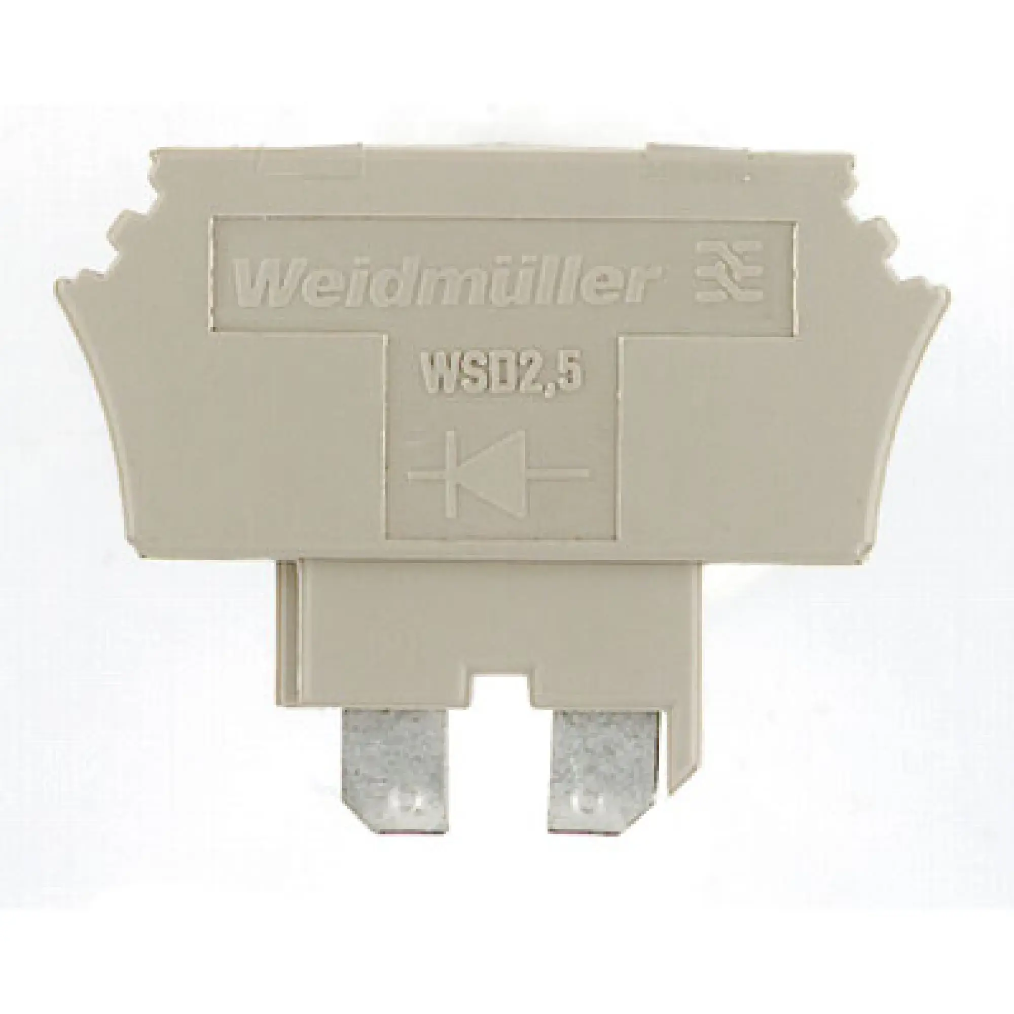 Weidmüller 1058560000 Component plug (terminal), Plug-in connection, Plugged, dark beige (img_001)