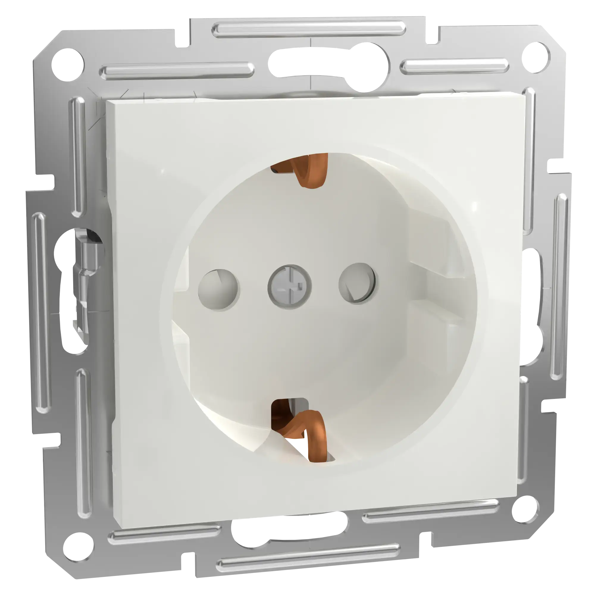 Schneider Electric EPH2970221D Socket Outlet 16A with Enhanced Contact Protection flush-mounted, white, Asfora (img_002)