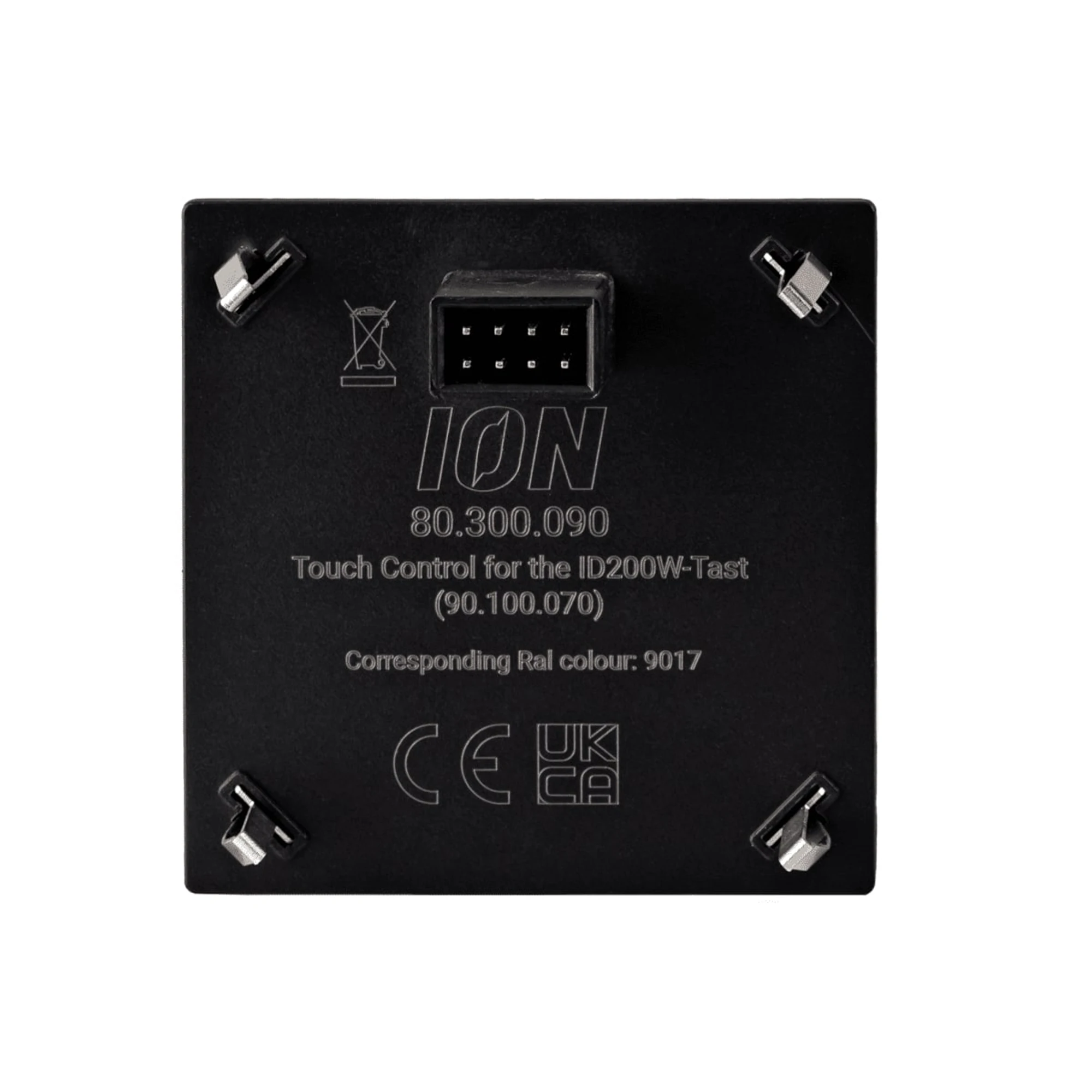 ION INDUSTRIES 80.300.090 Touch dimmer Button Single V1/J1 Matt Black (img_005)