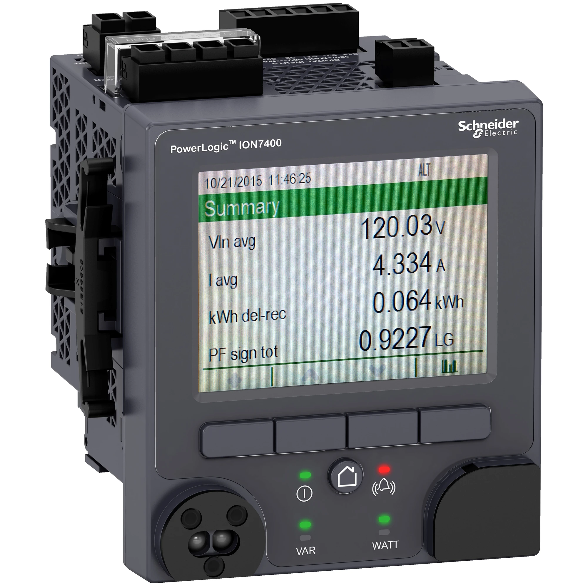 Schneider Electric METSEION7410 Network Analyzer PowerLogic ION7410, DC, Front-Mounting Device 96 x 96, Display (img_001)