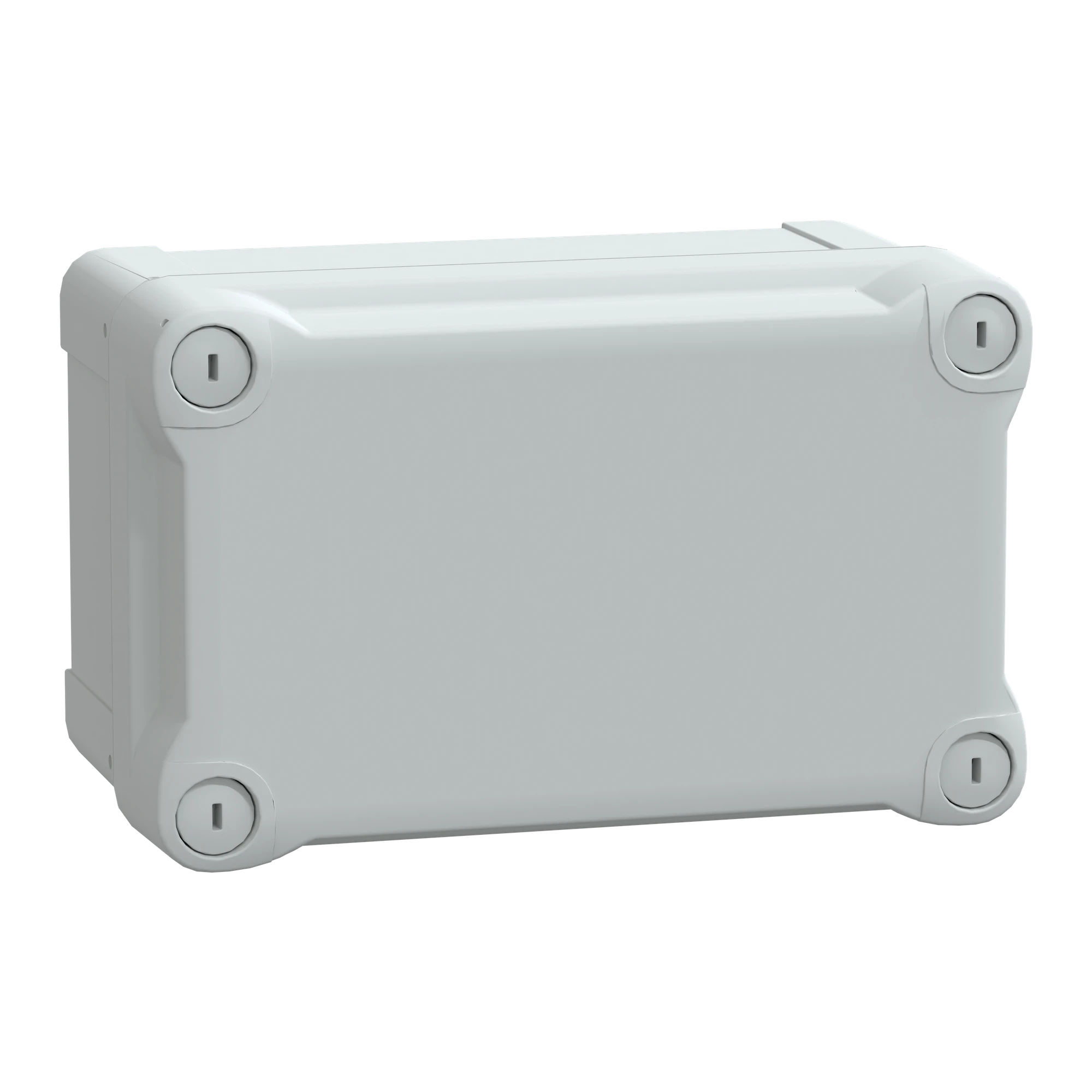 Schneider Electric NSYTBS191210H Enclosure ABS IP66 IK07 RAL7035 Inner H175W105D100 Outer H192W121D105 translucent. Bottom cover H40 (img_001)