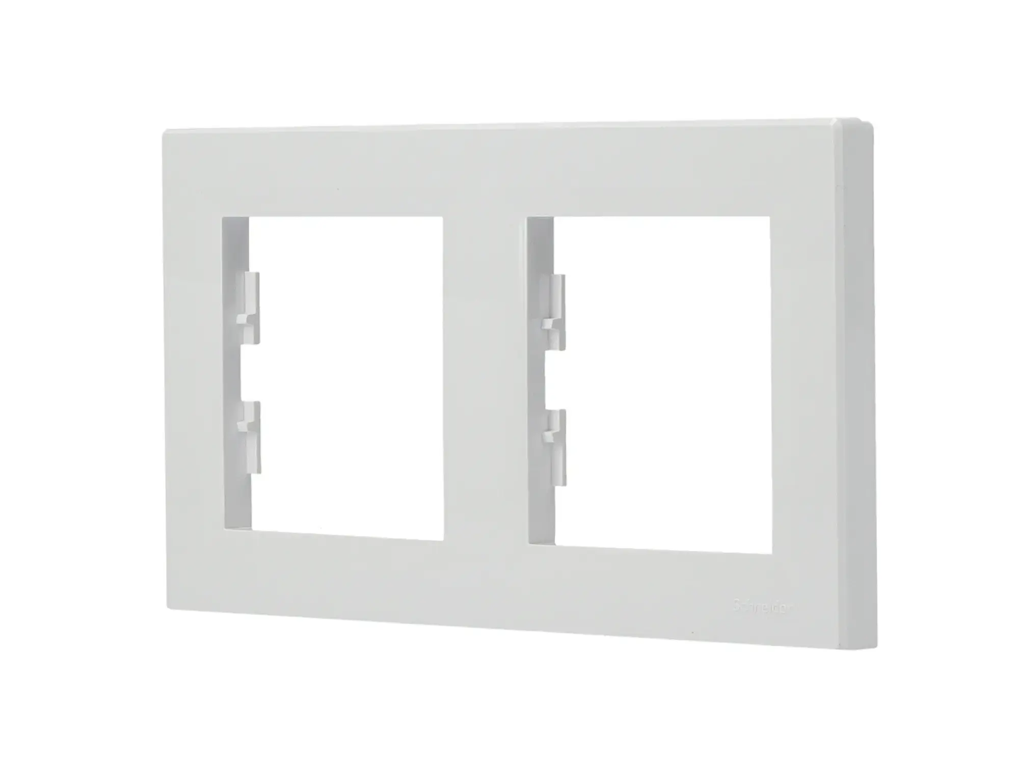 Schneider Electric EPH5800221D 2-Gang Frame Horizontal, white, Asfora (img_002)