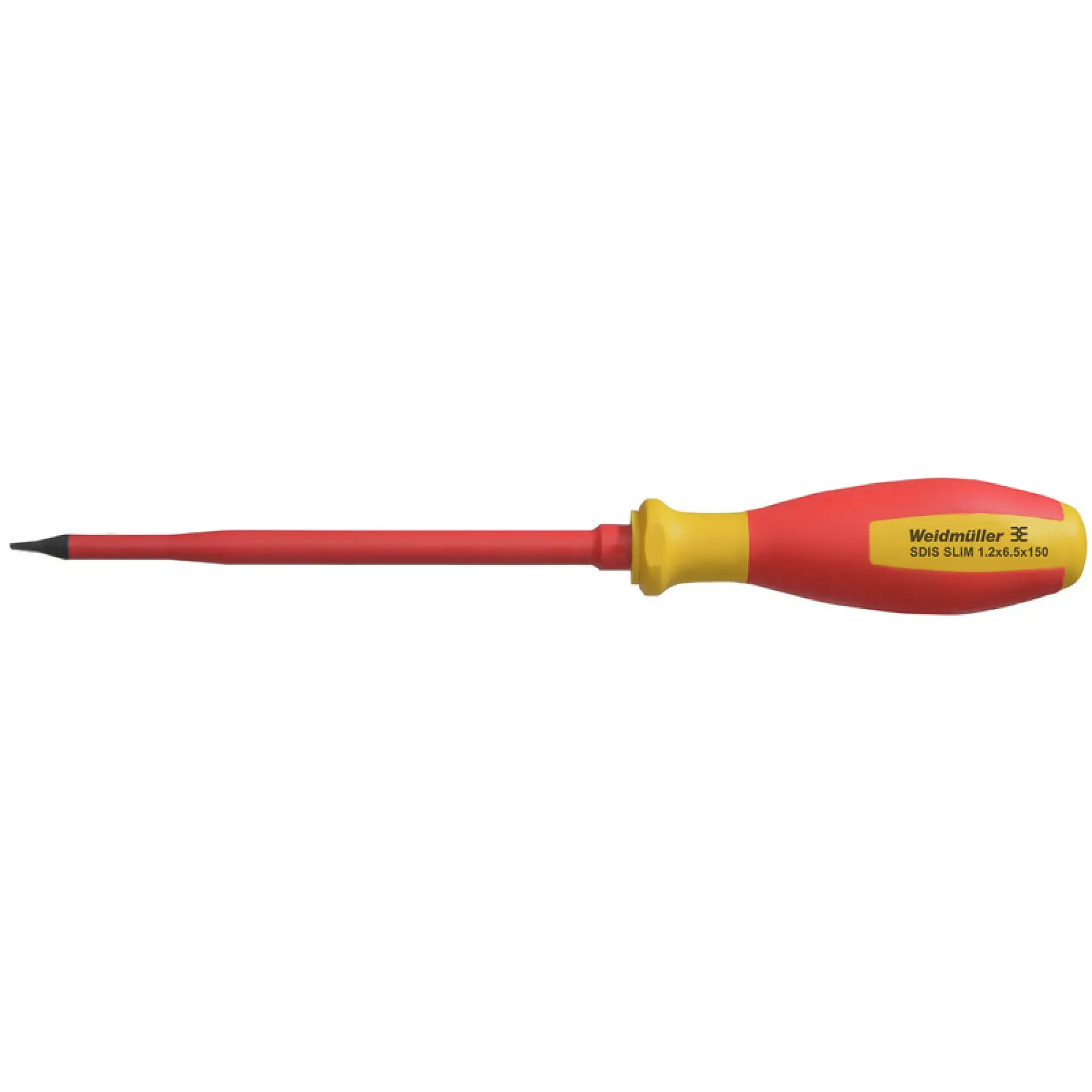 Weidmüller 2749640000 Slotted screwdriver, Blade thickness (A): 1.2 mm, Blade width (B): 6.5 mm, Blade length: 150 mm, Form: Slotted (img_001)
