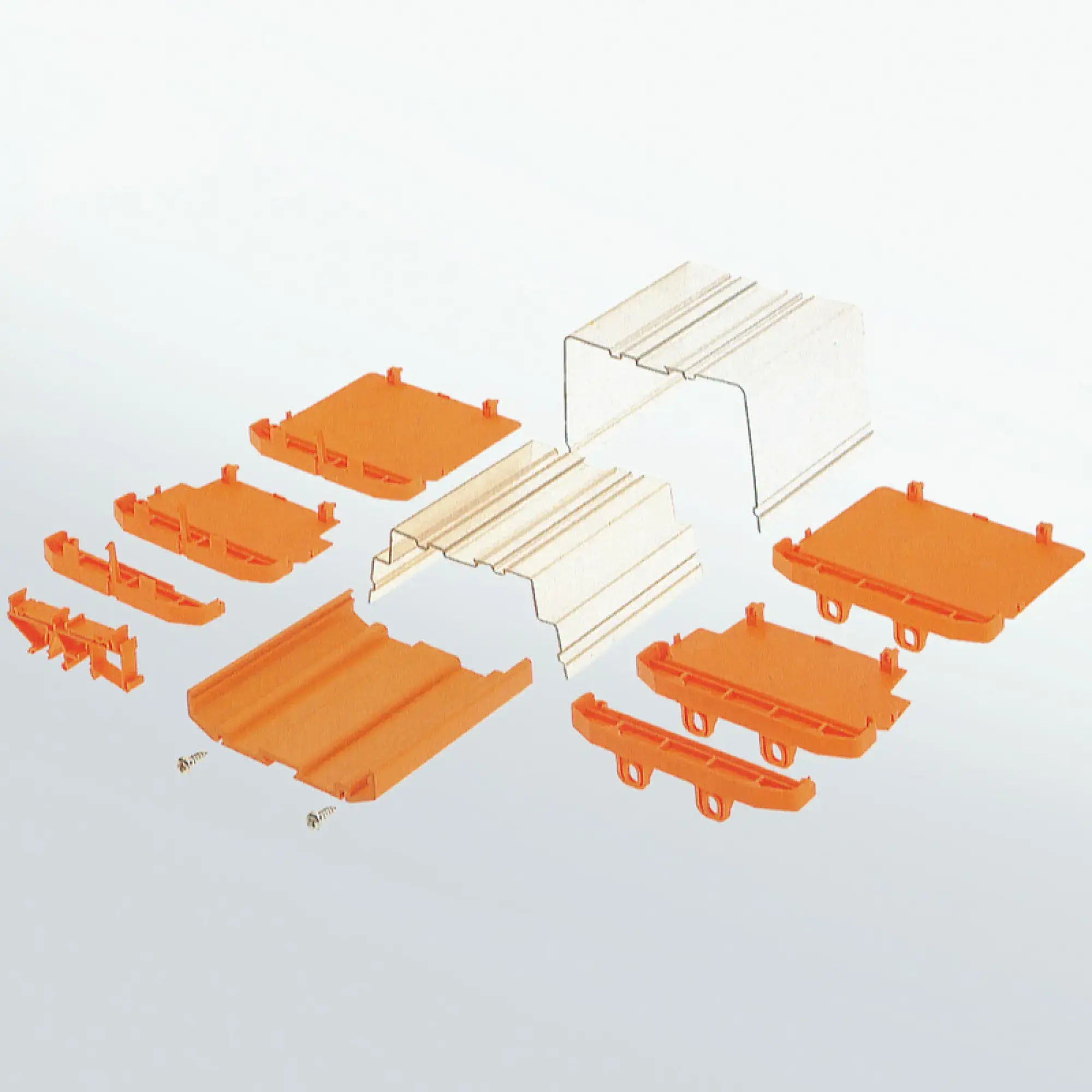 Weidmüller 1062430000 DIN rail housing set (Profile housing), Width: 164.5 , IP00, Plastic, black (img_001)