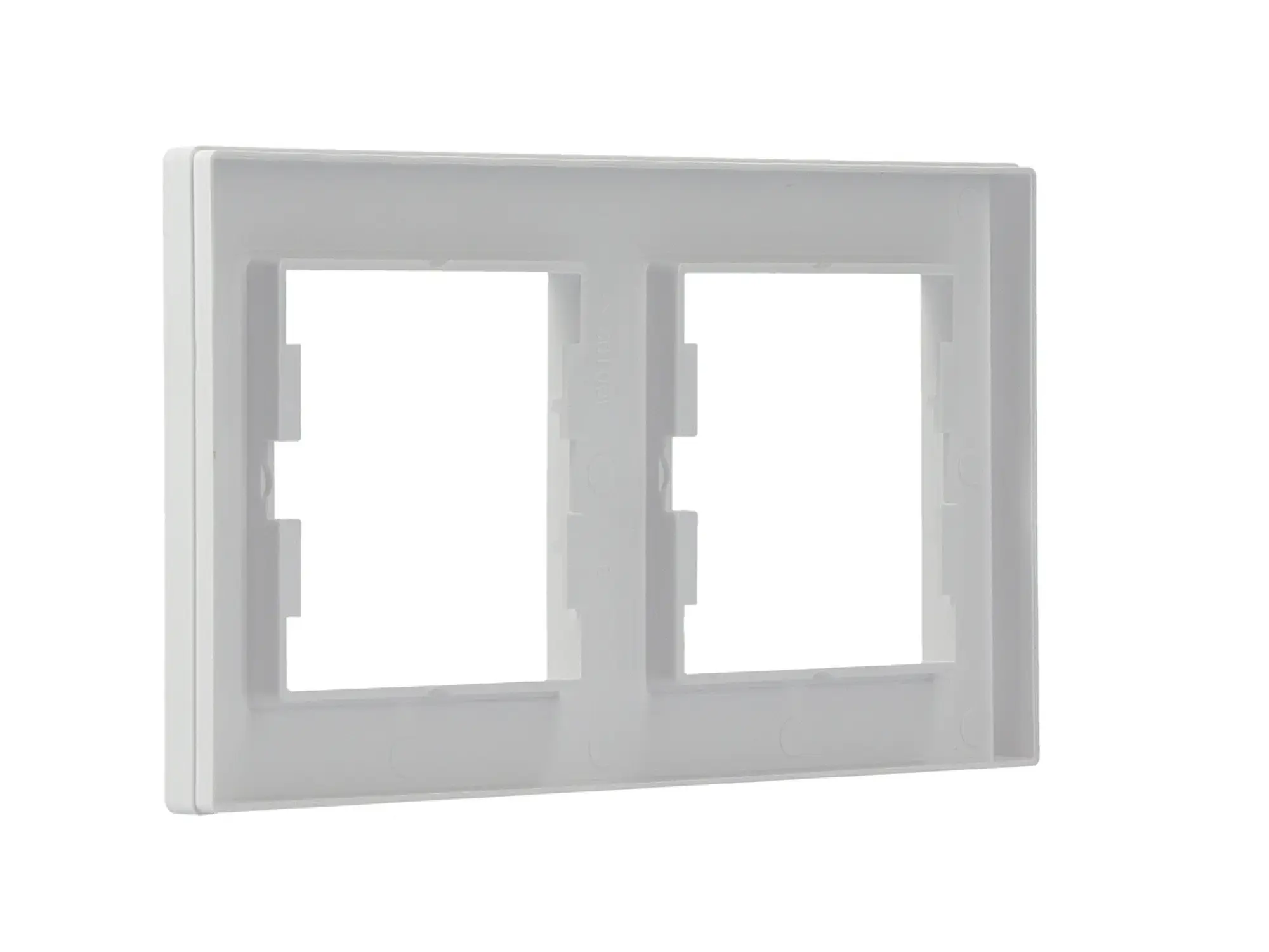 Schneider Electric EPH5800221D 2-Gang Frame Horizontal, white, Asfora (img_008)