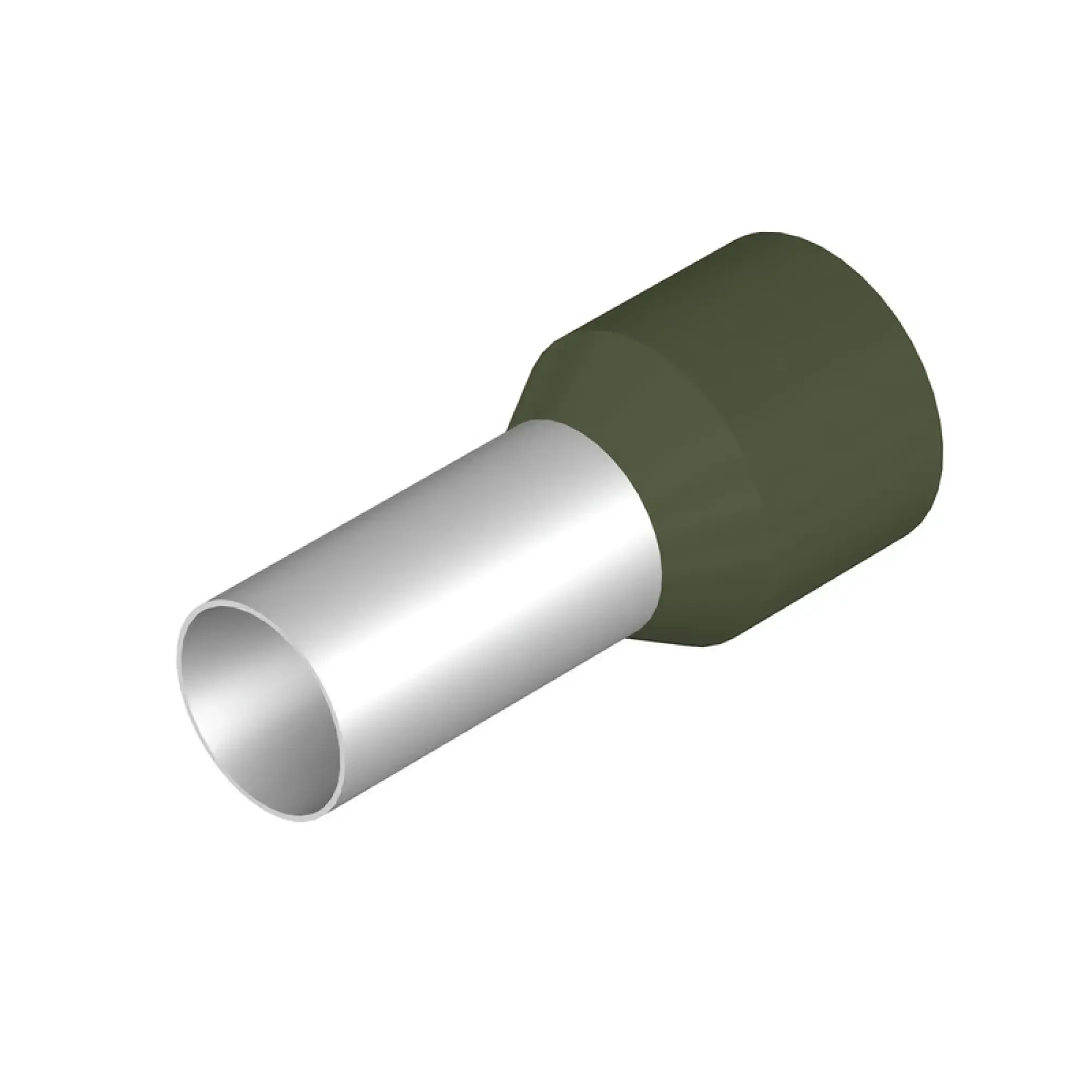 Weidmüller 0444200000 Wire end ferrule, Standard, 50 mm², Stripping length: 26 mm, Olive green (img_001)