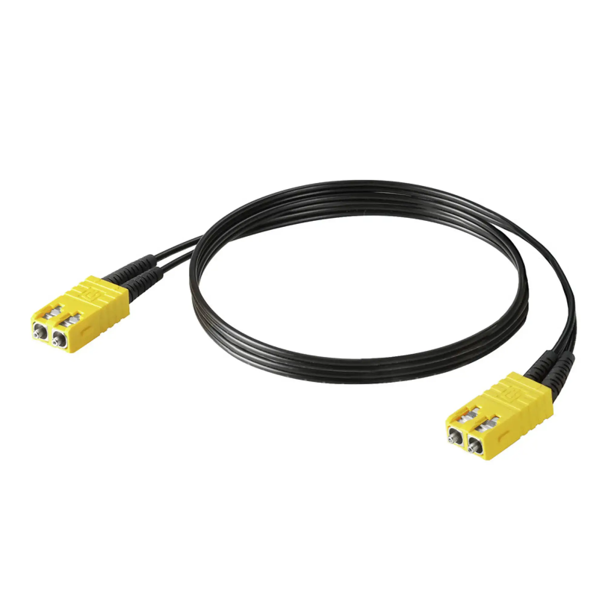 Weidmüller 1273430005 (Assembled) Fibre-optic data cable, ZIPCORD, SCRJ IP 20, SCRJ IP 20, 980 µm, 0.5 m (img_001)