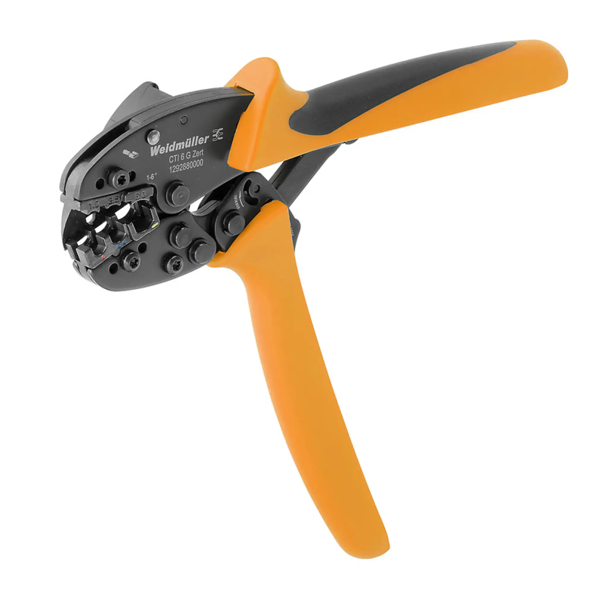 Weidmüller 1292880000 Crimping tool, Insulated connector, 0.5 mm², 6 mm², Oval crimping, Parallel crimp (img_001)