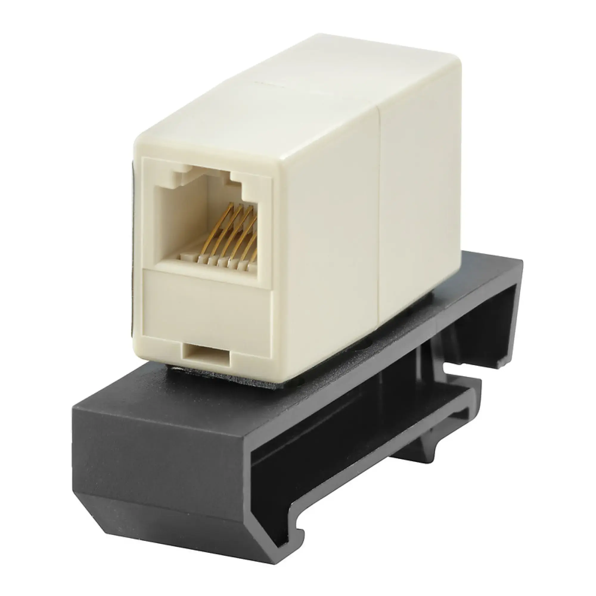 Weidmüller 2861240000 Feed-through plug-in connector RJ12, IP20, Connection 1: RJ12, Connection 2: RJ12, Coupling (img_001)