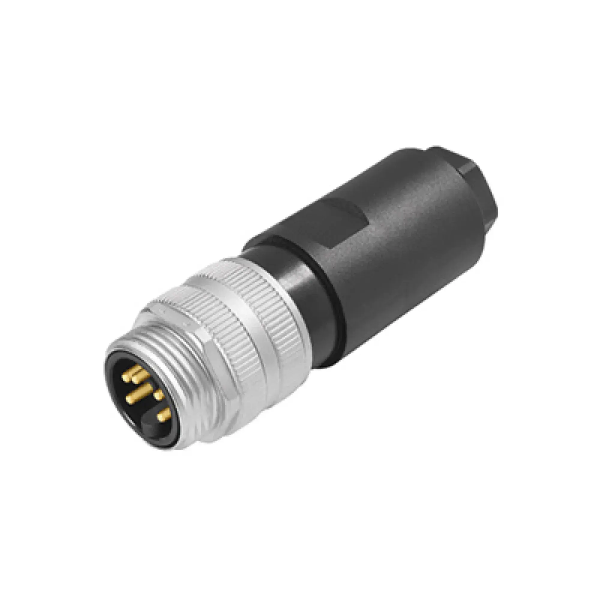 Weidmüller 1291970000 Round plug (field customisable), 7/8", none, pin, straight, Screw connection, Number of poles: 5, IP67, Shield connection: No (img_001)