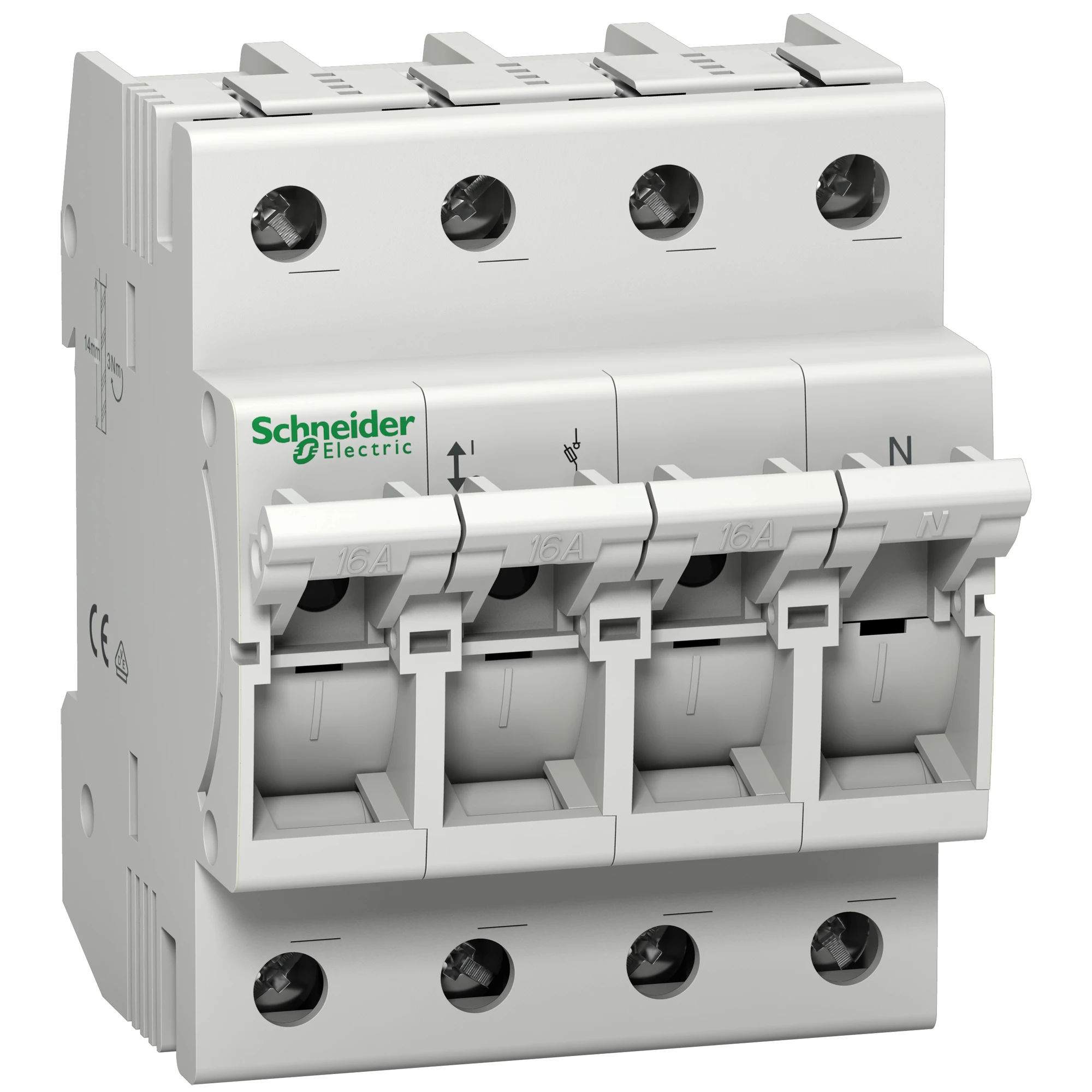 Schneider Electric MGN01716 Fuse Disconnect Switch D01, 3P+N, 16A (img_001)